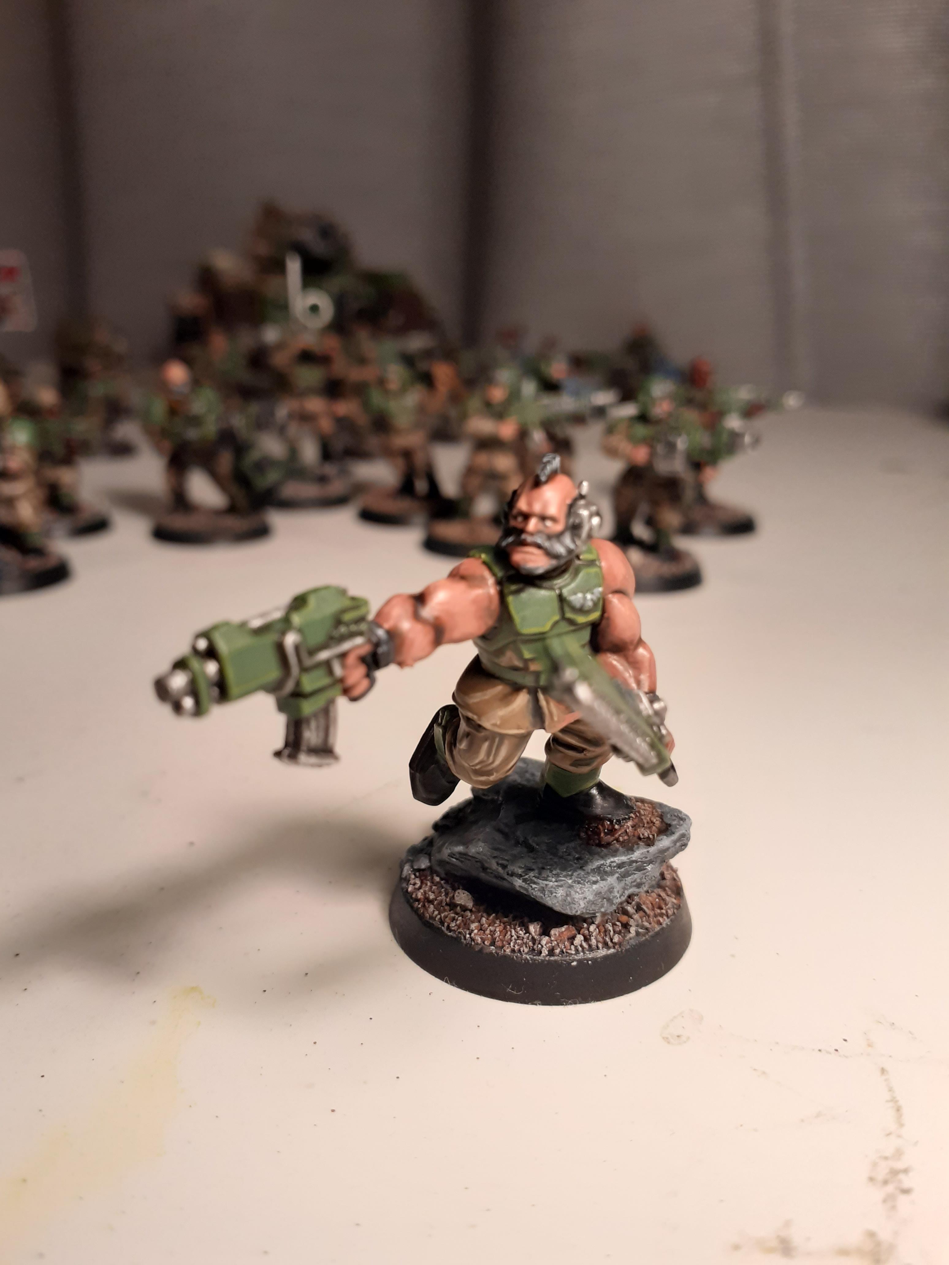 Astra militarum or Imperial guard force to all the veterans. 10 day isolation project
