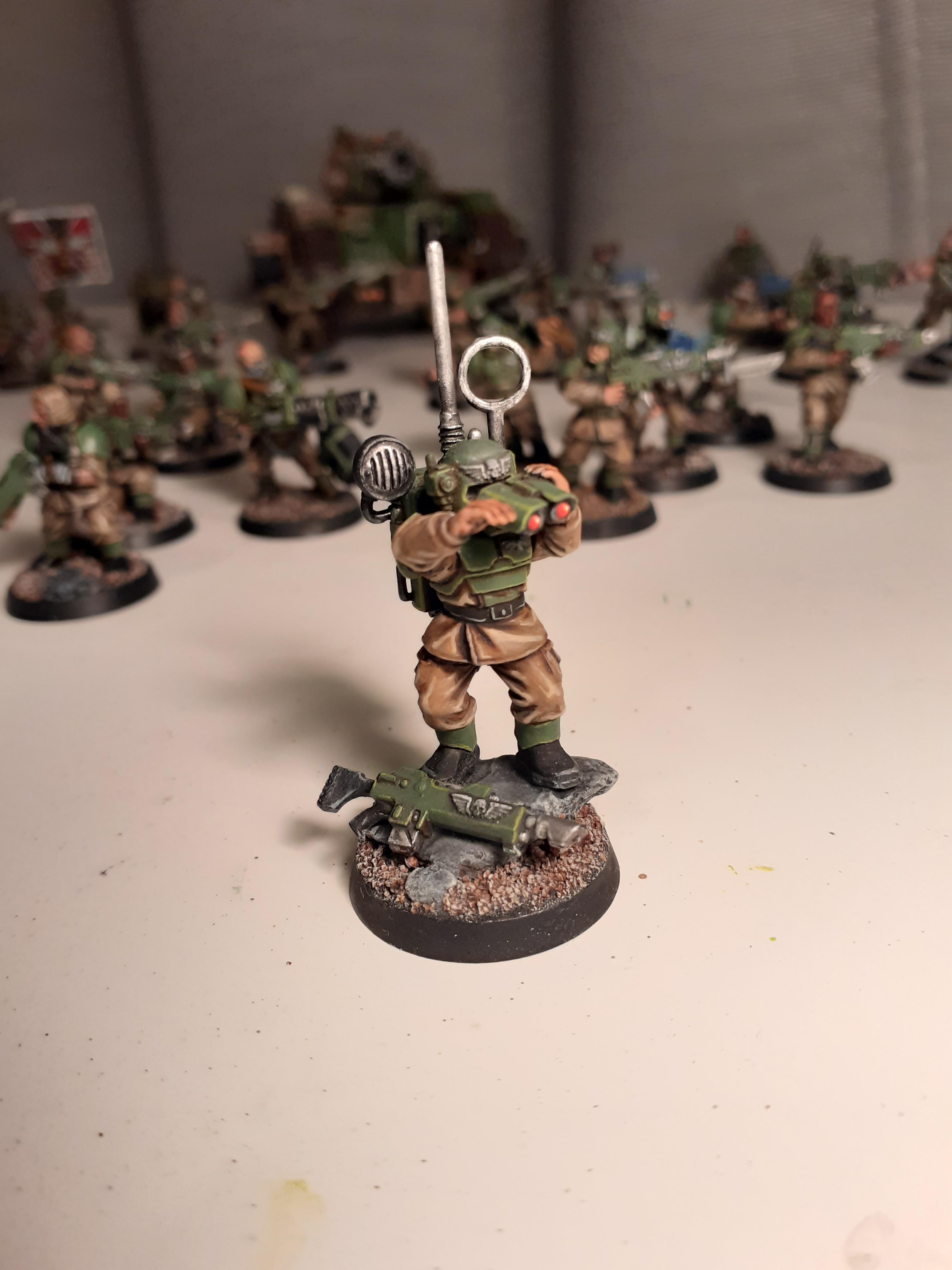 Astra militarum or Imperial guard force to all the veterans. 10 day isolation project