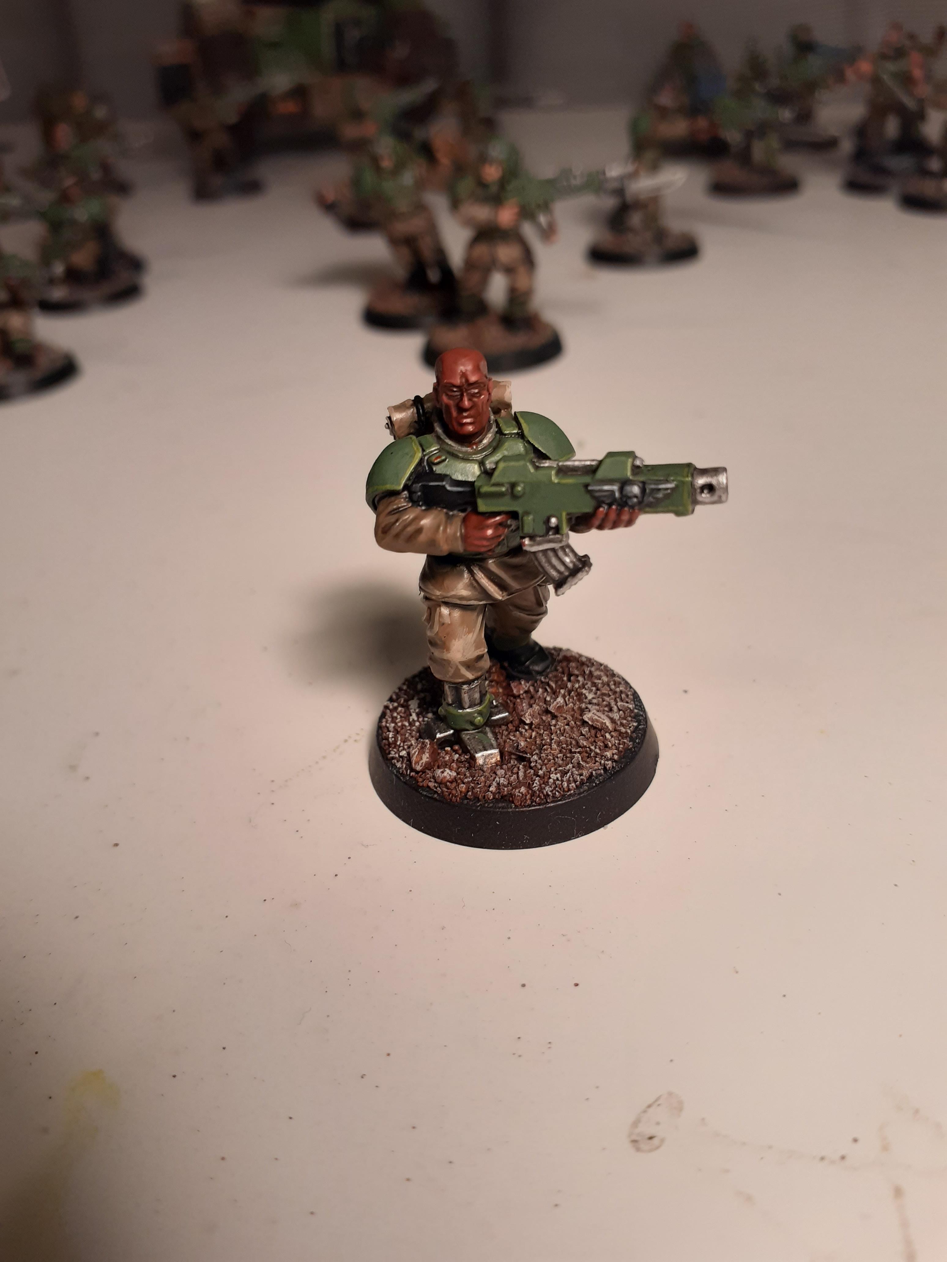 Astra militarum or Imperial guard force to all the veterans. 10 day isolation project