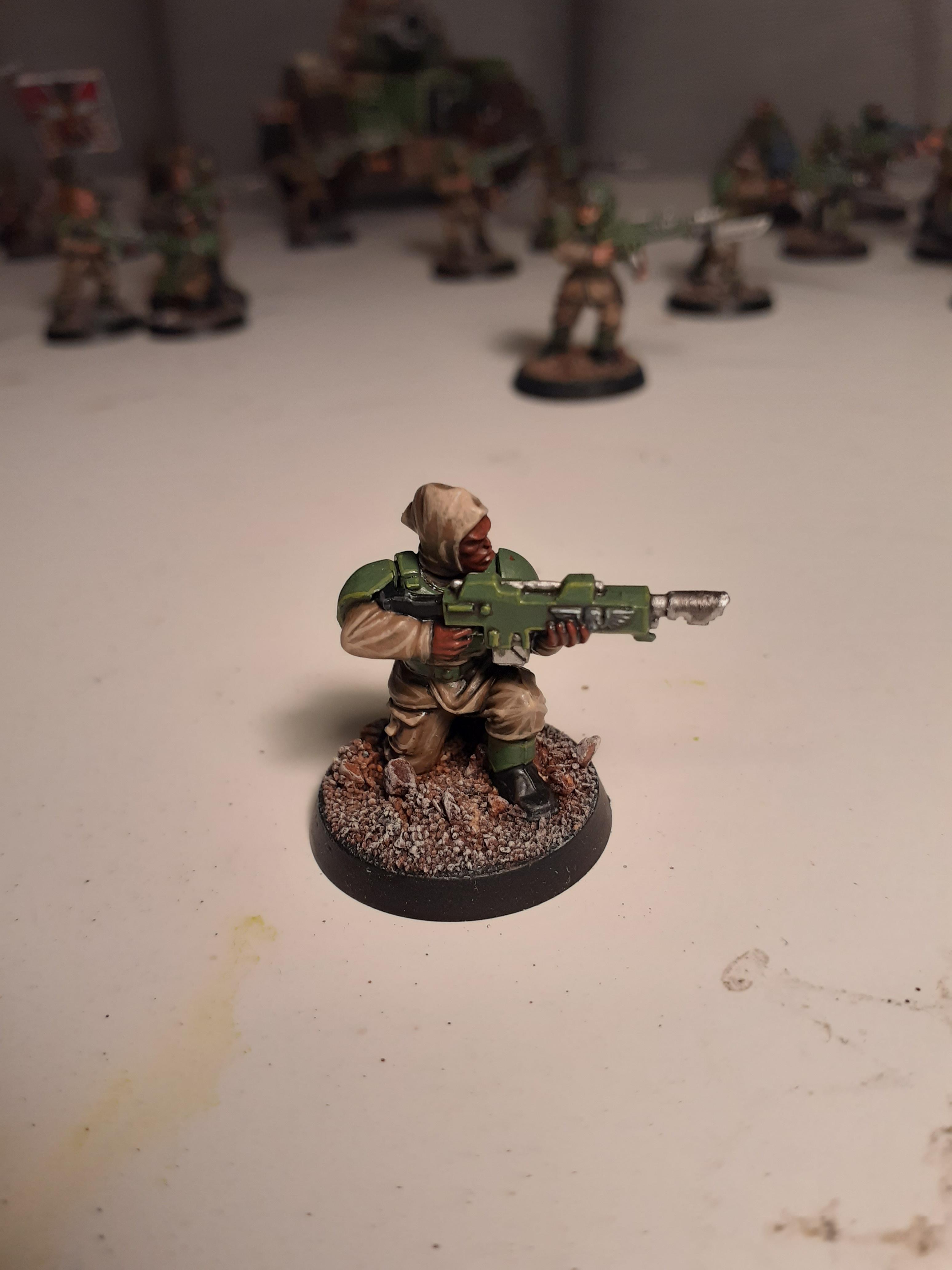 Astra militarum or Imperial guard force to all the veterans. 10 day isolation project