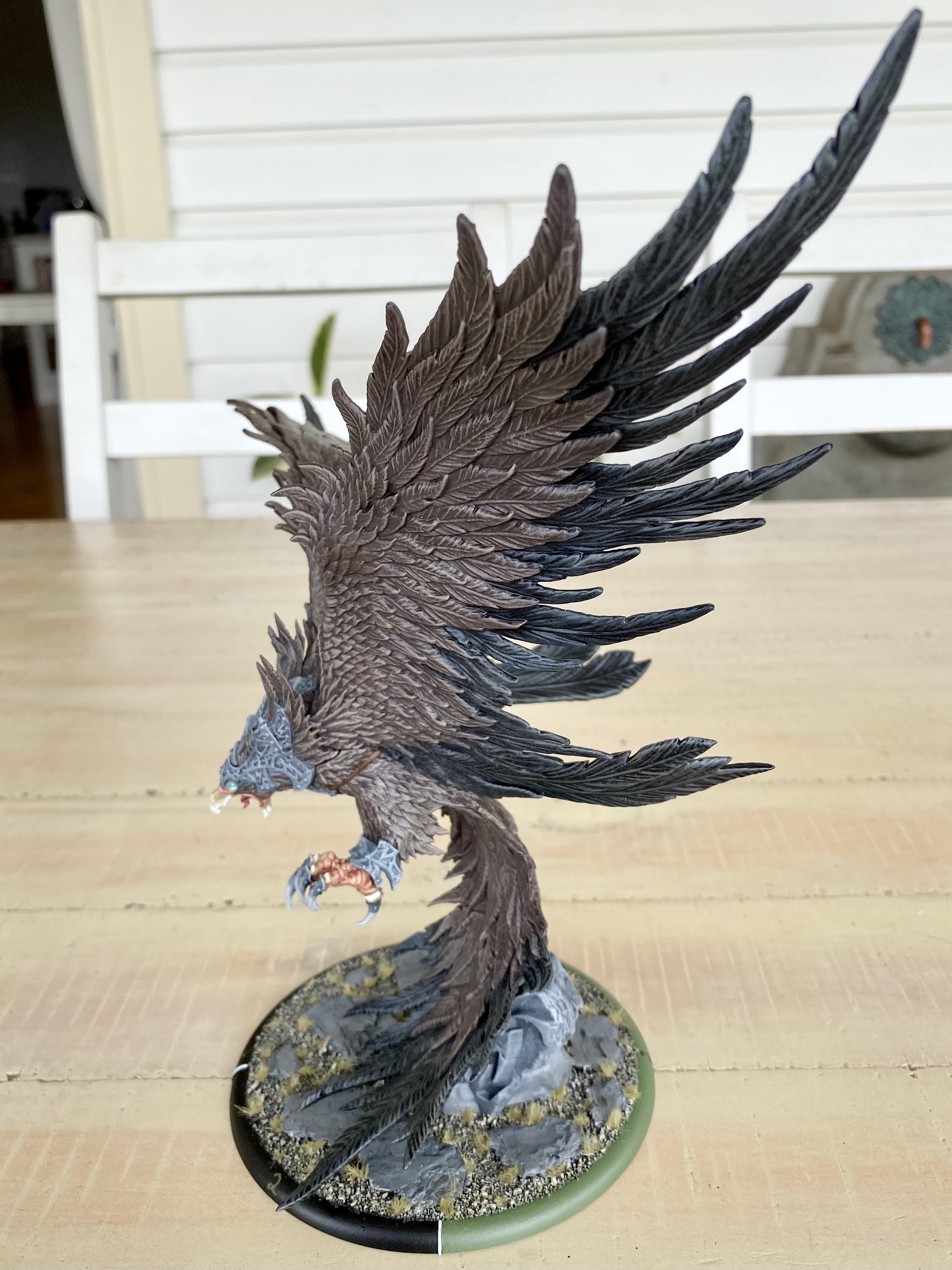 Circle Of Orboros, Eagle, Gargantuan, Hordes, Privateer Press, Raptors, Warbeast, Warmachine, Zaptos