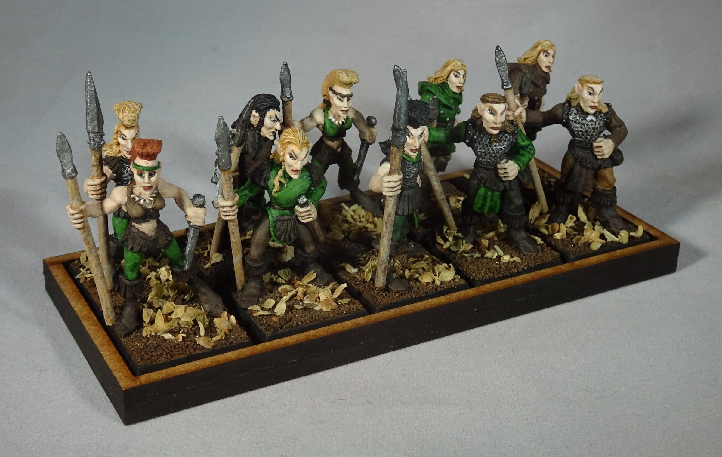 Elves, Marauder Mm80 Wood Elves, Oldhammer, Spears