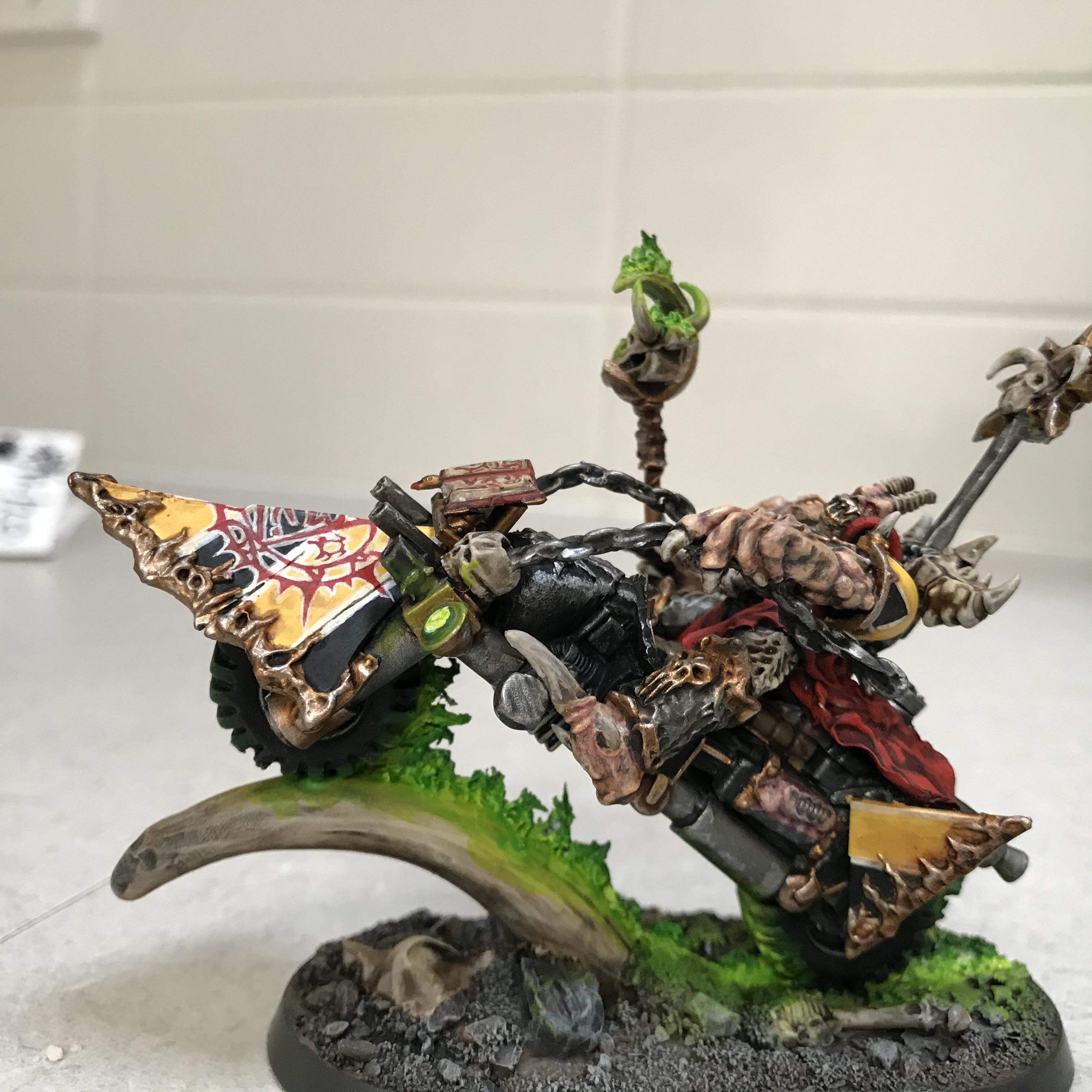 Bike, Conversion, Greenstuff, Iron Warriors, Kitbashed, Legend, Sorcerer