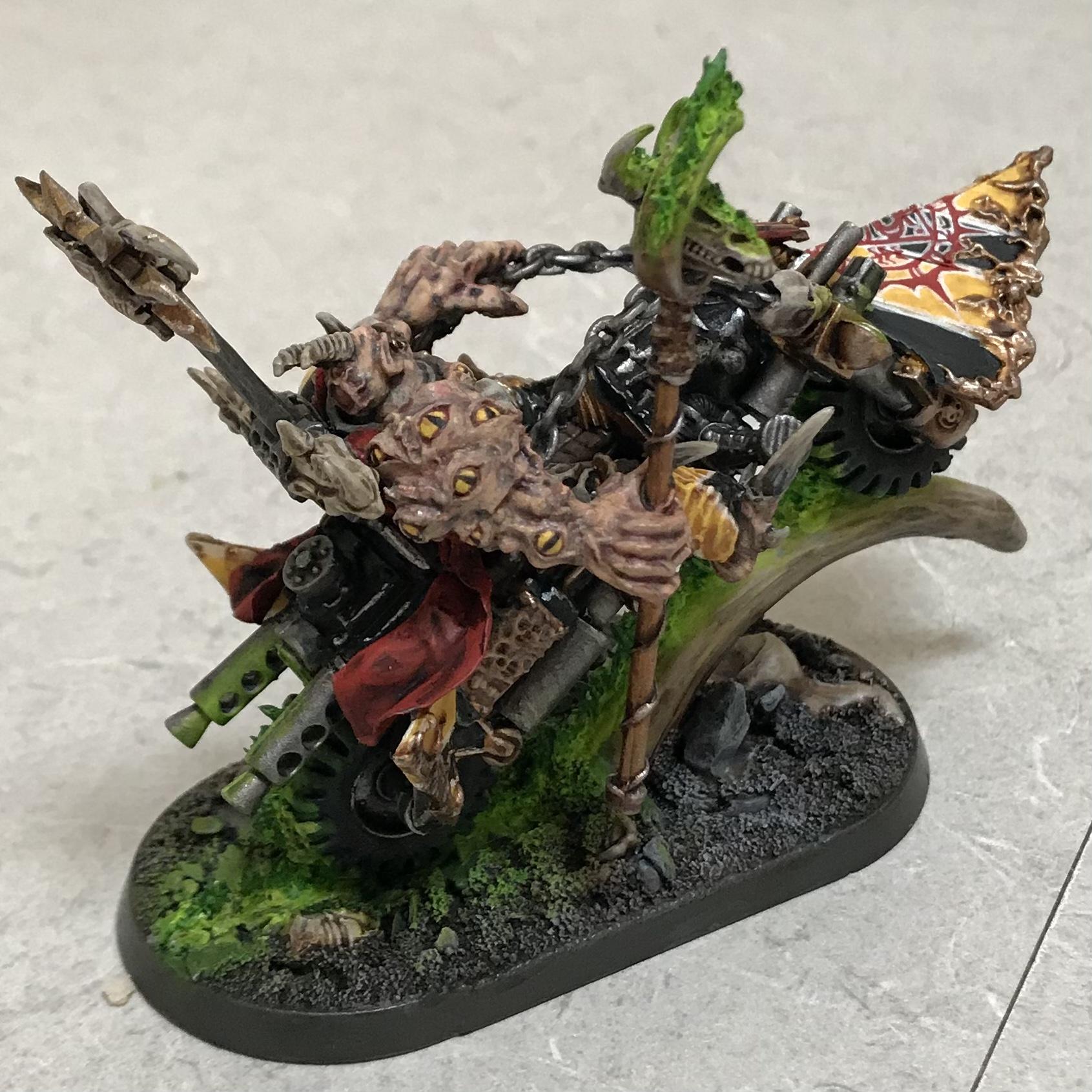 Bike, Conversion, Greenstuff, Iron Warriors, Kitbashed, Legend, Sorcerer