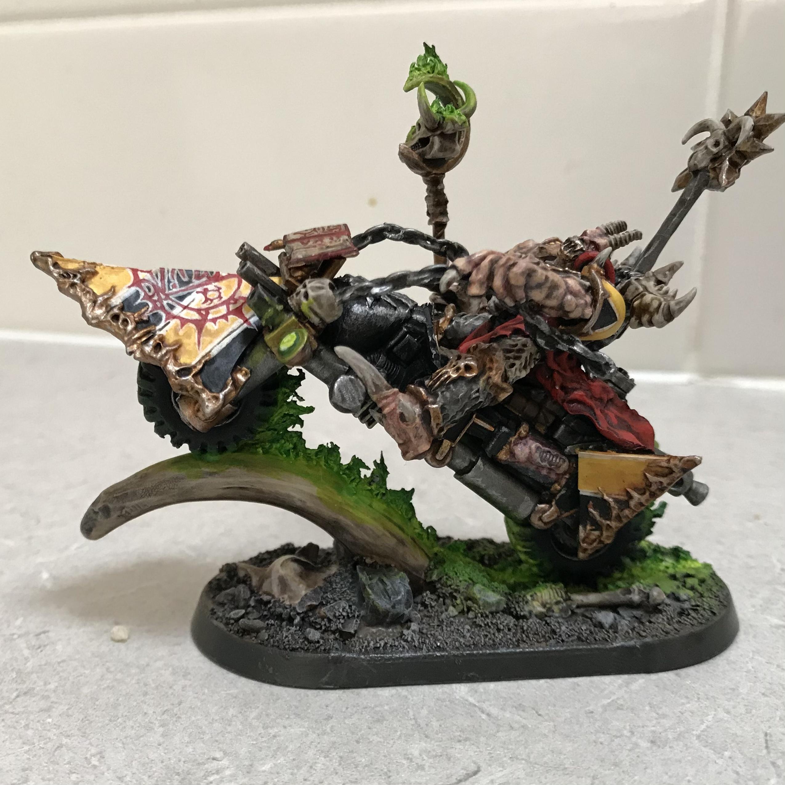 Bike, Conversion, Greenstuff, Iron Warriors, Kitbashed, Legend, Sorcerer