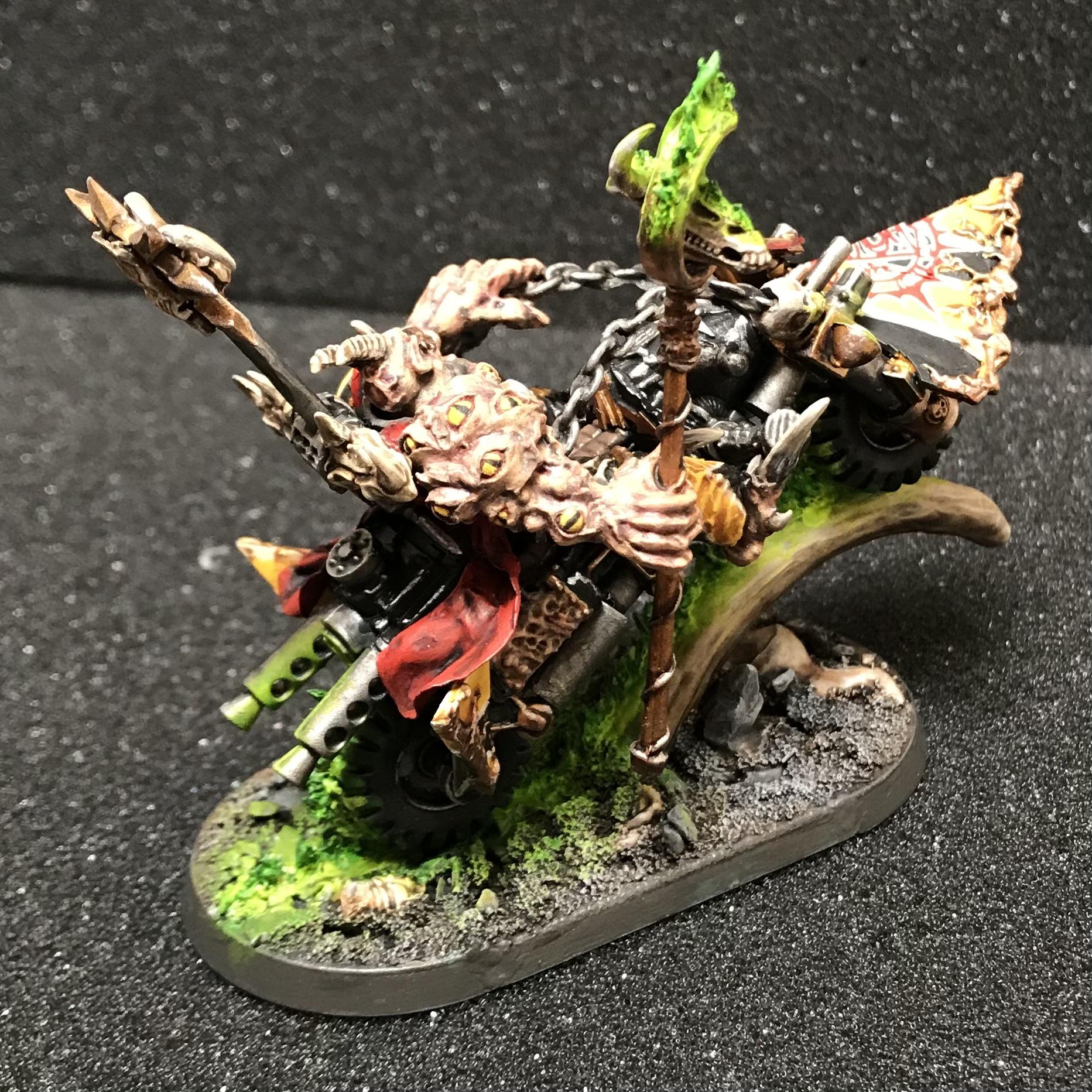 Bike, Conversion, Greenstuff, Iron Warriors, Kitbashed, Legend, Sorcerer