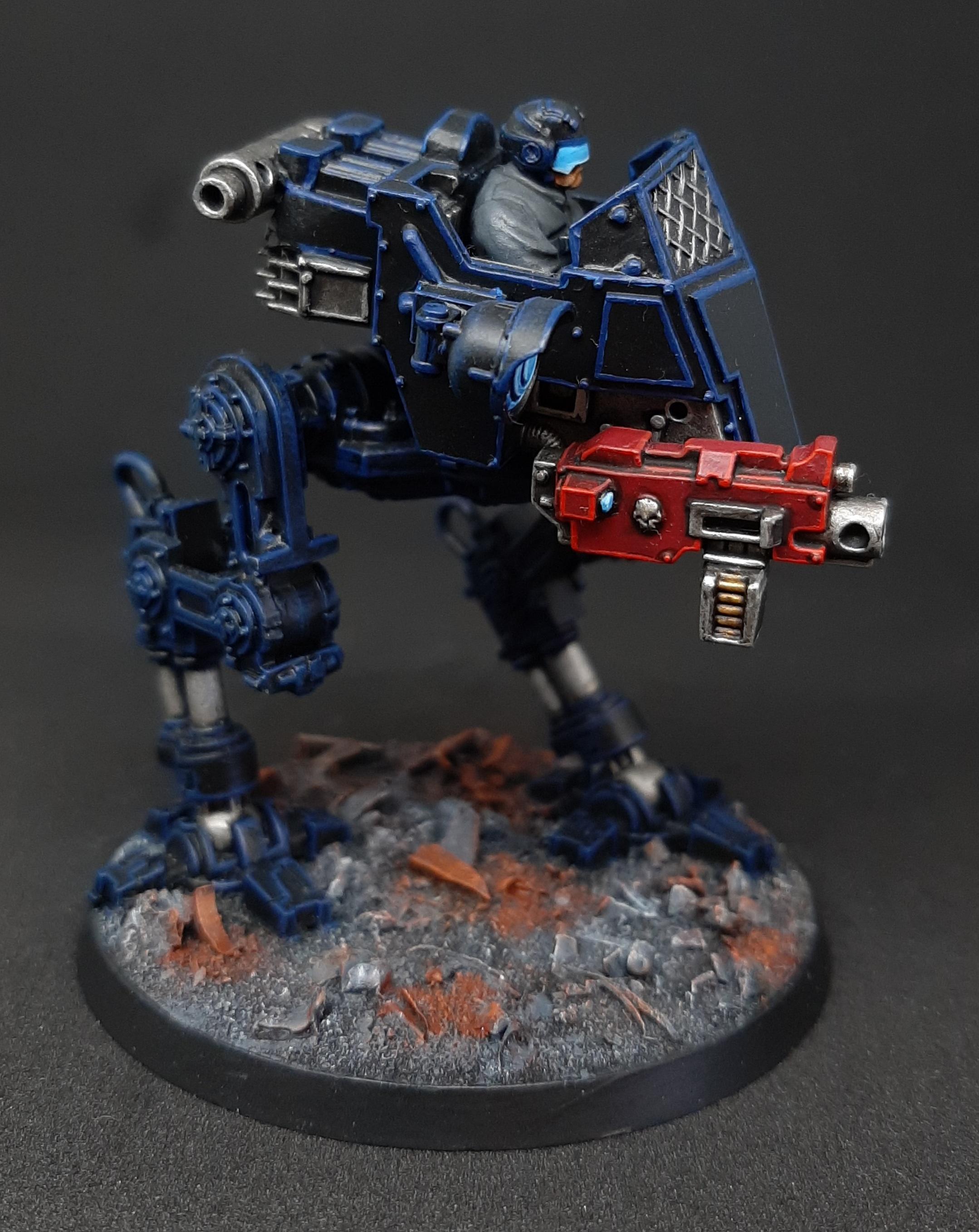 Adeptus, Adeptus Arbites, Autocannon, Bolter, Necromunda, Sentinel, Slugger, Underhive