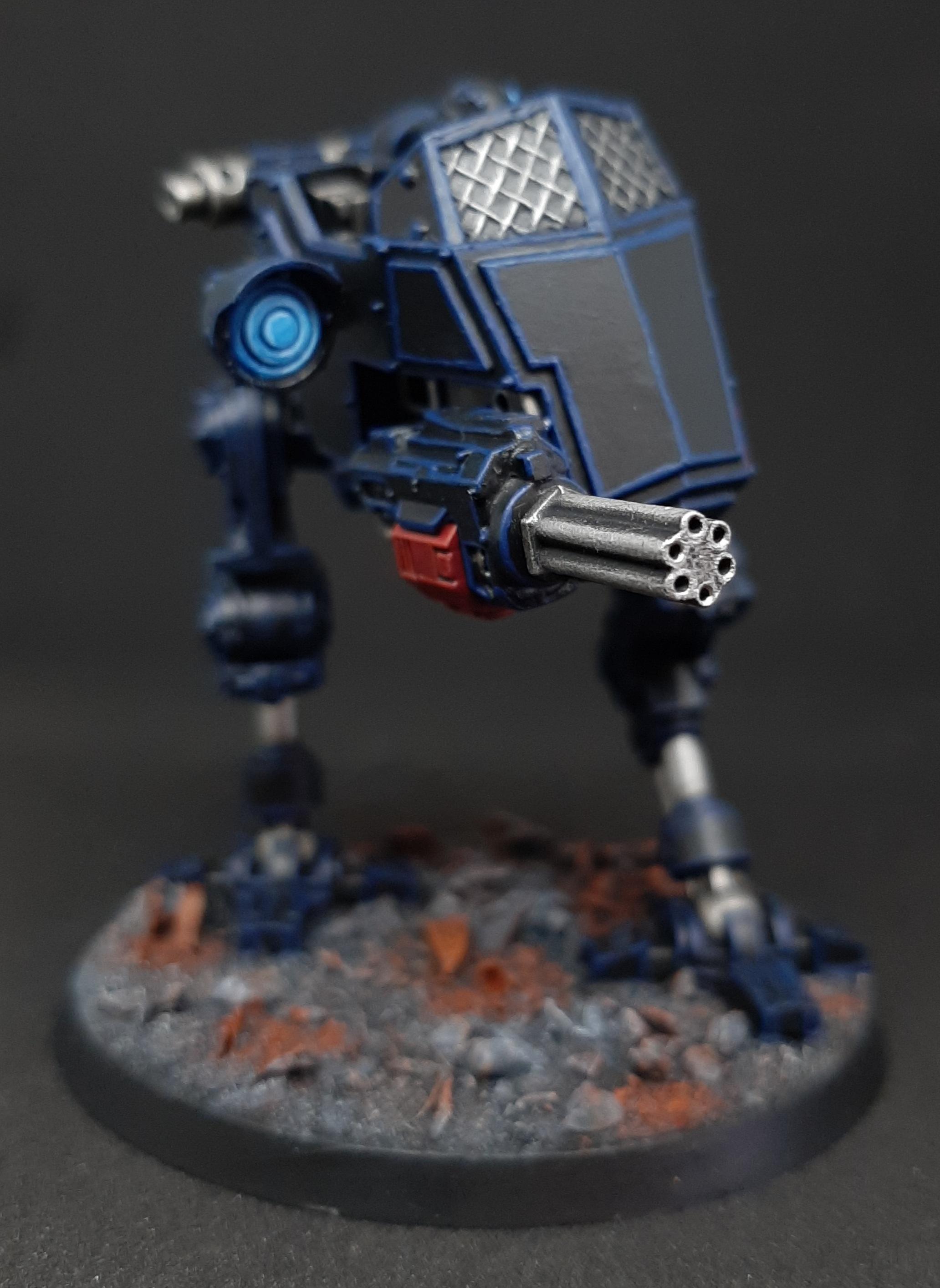 Adeptus, Adeptus Arbites, Autocannon, Bolter, Necromunda, Sentinel, Slugger, Underhive