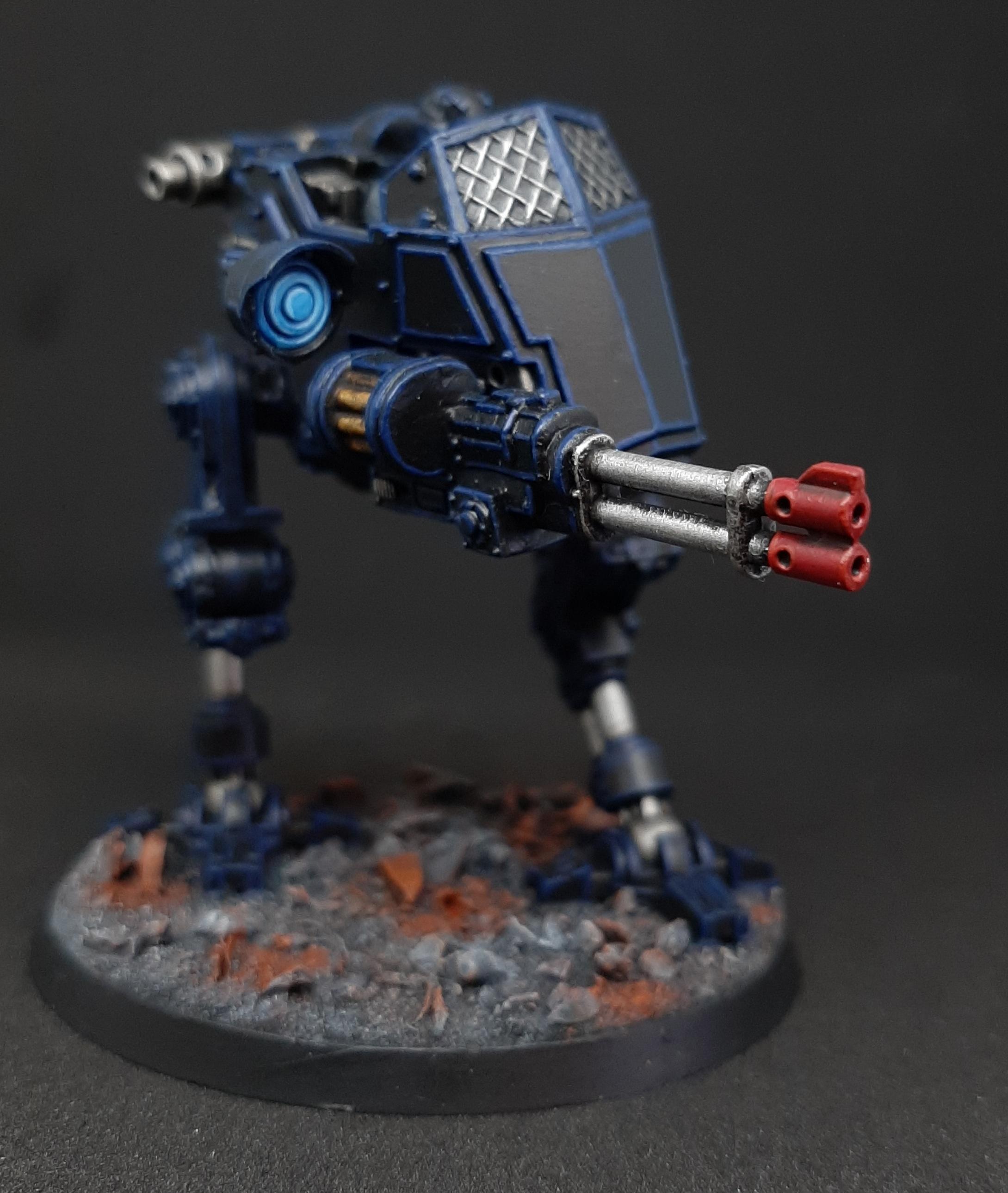 Adeptus, Adeptus Arbites, Autocannon, Bolter, Necromunda, Sentinel, Slugger, Underhive