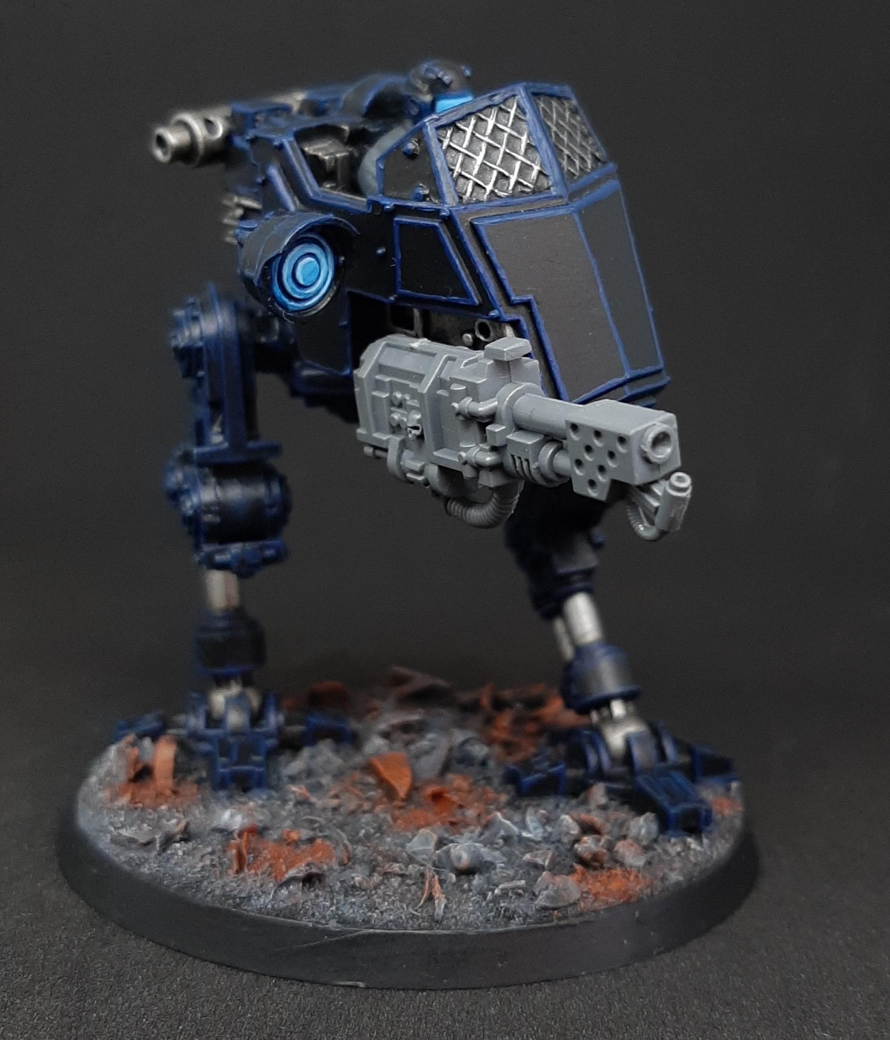 Adeptus, Adeptus Arbites, Autocannon, Bolter, Necromunda, Sentinel, Slugger, Underhive