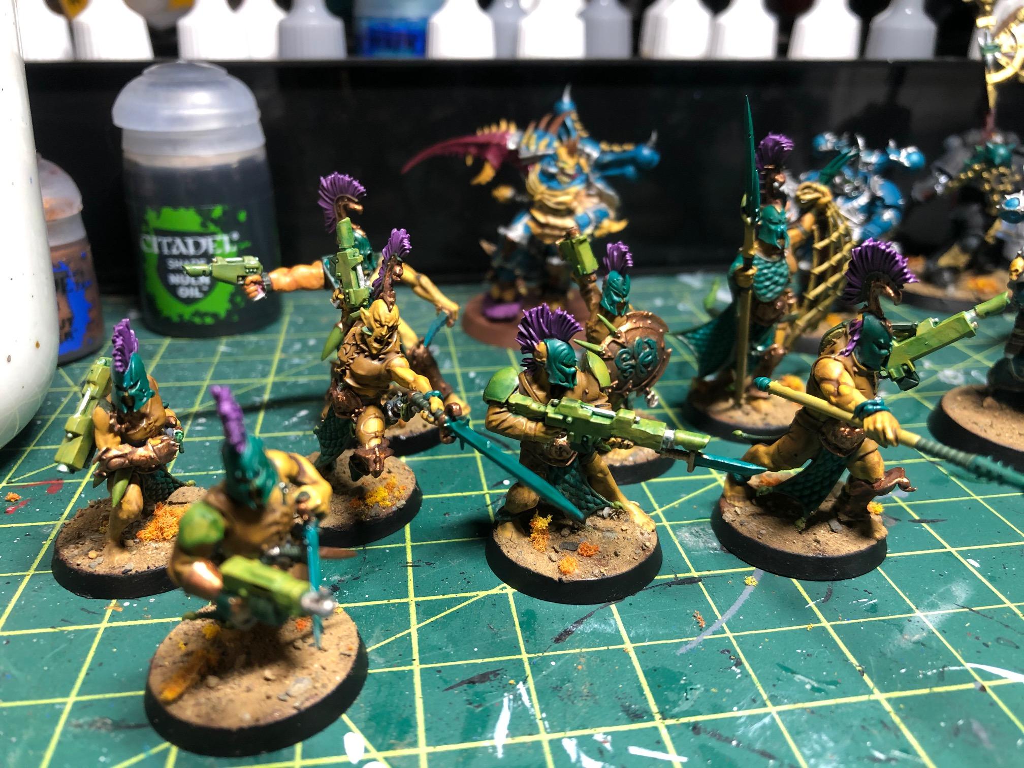 Dark Eldar trained guardsmen