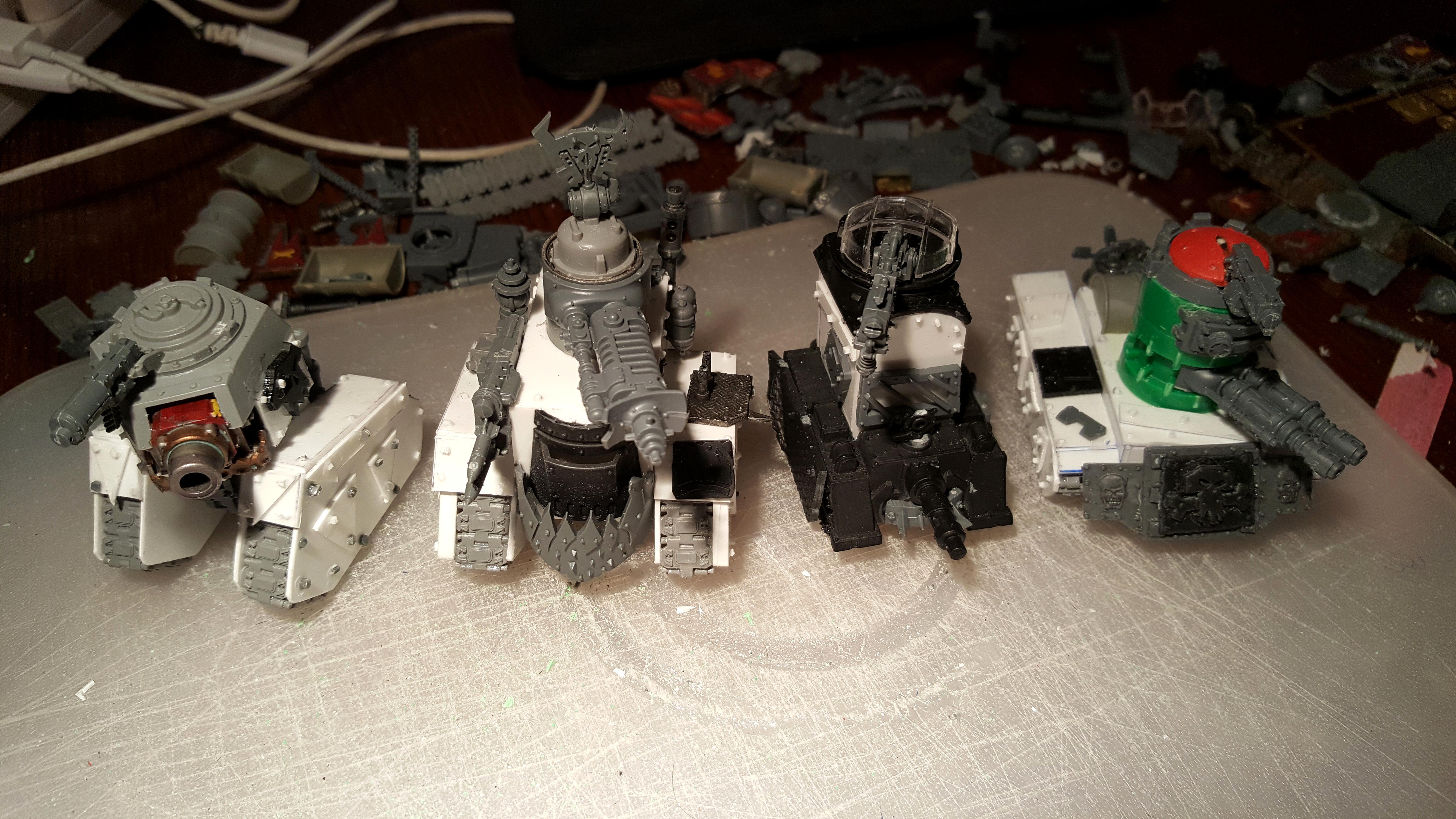 Gretchin, Grot-tank, Grots, Kitbash, Orks, Tank