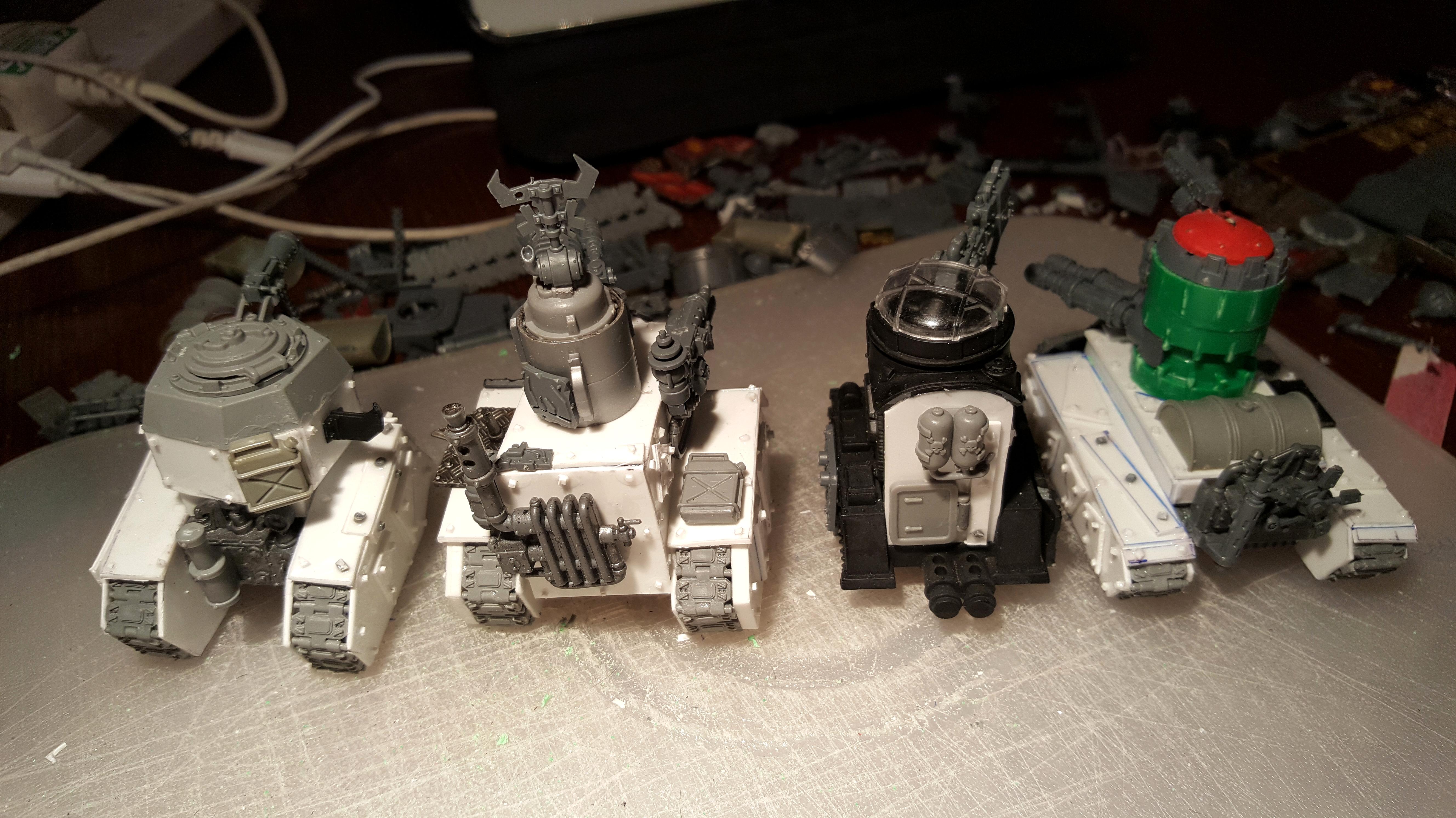 Gretchin, Grot-tank, Grots, Kitbash, Orks, Tank