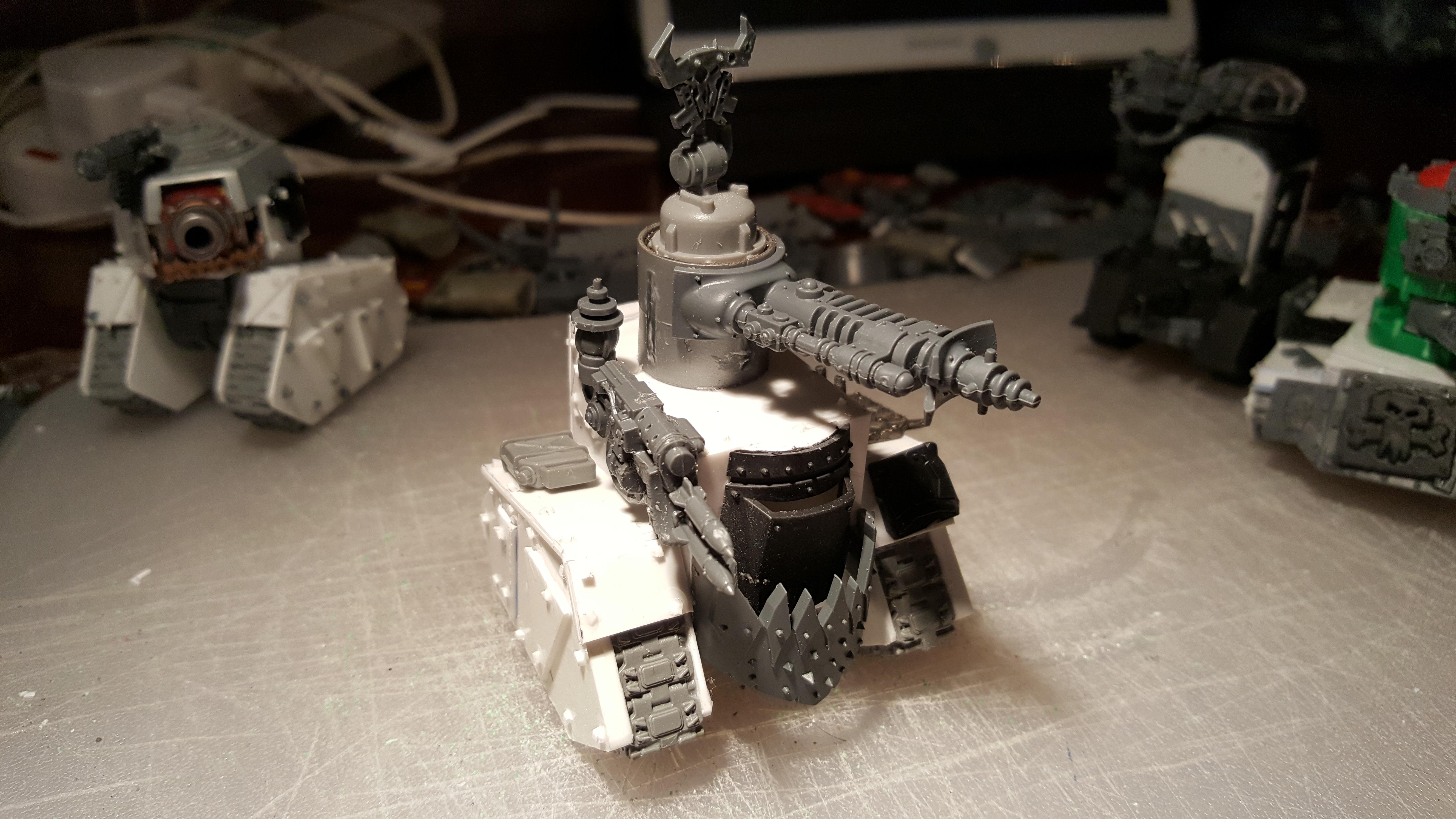 Gretchin, Grot-tank, Grots, Kitbash, Orks, Tank