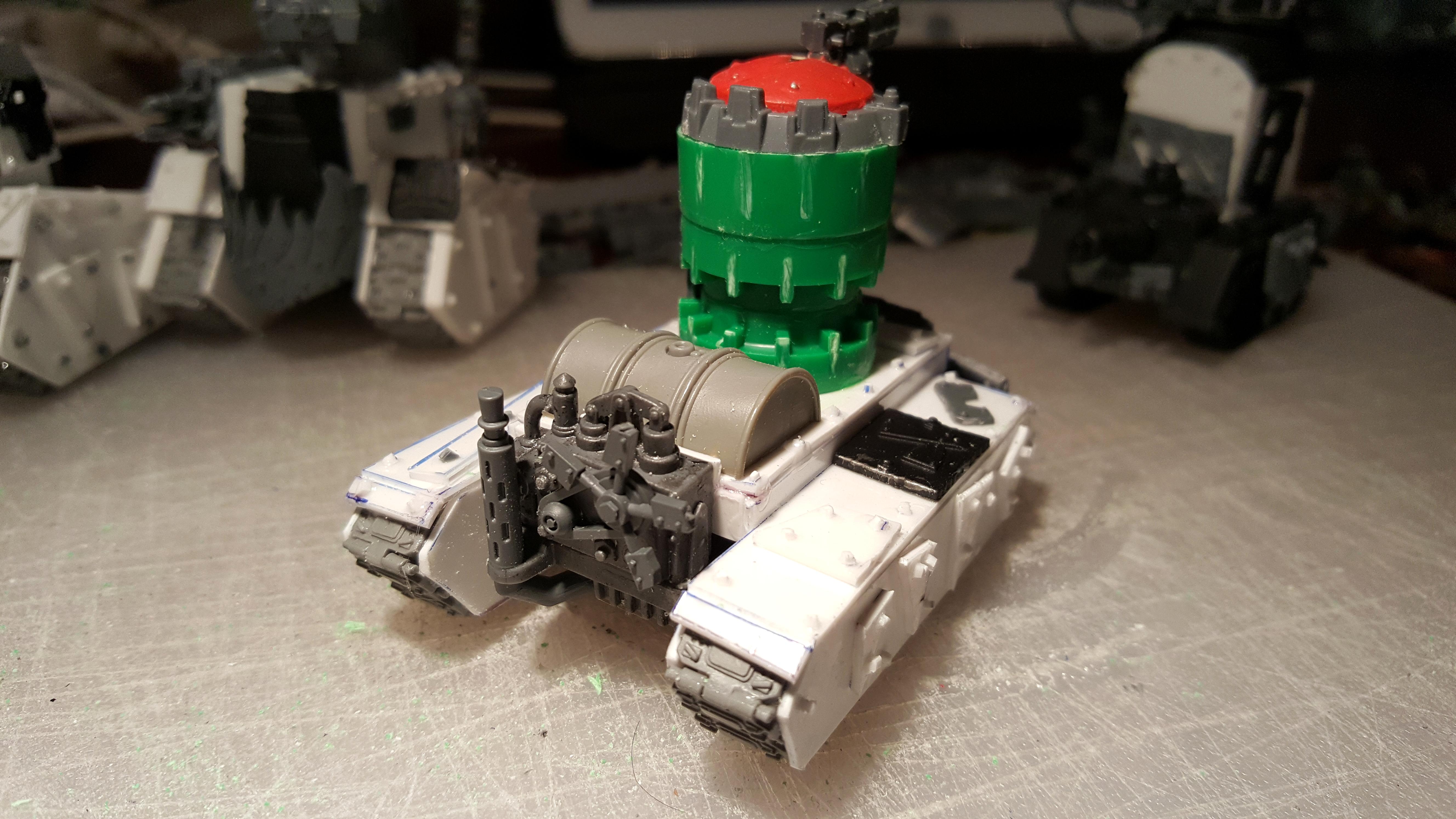 Gretchin, Grot-tank, Grots, Kitbash, Orks, Tank