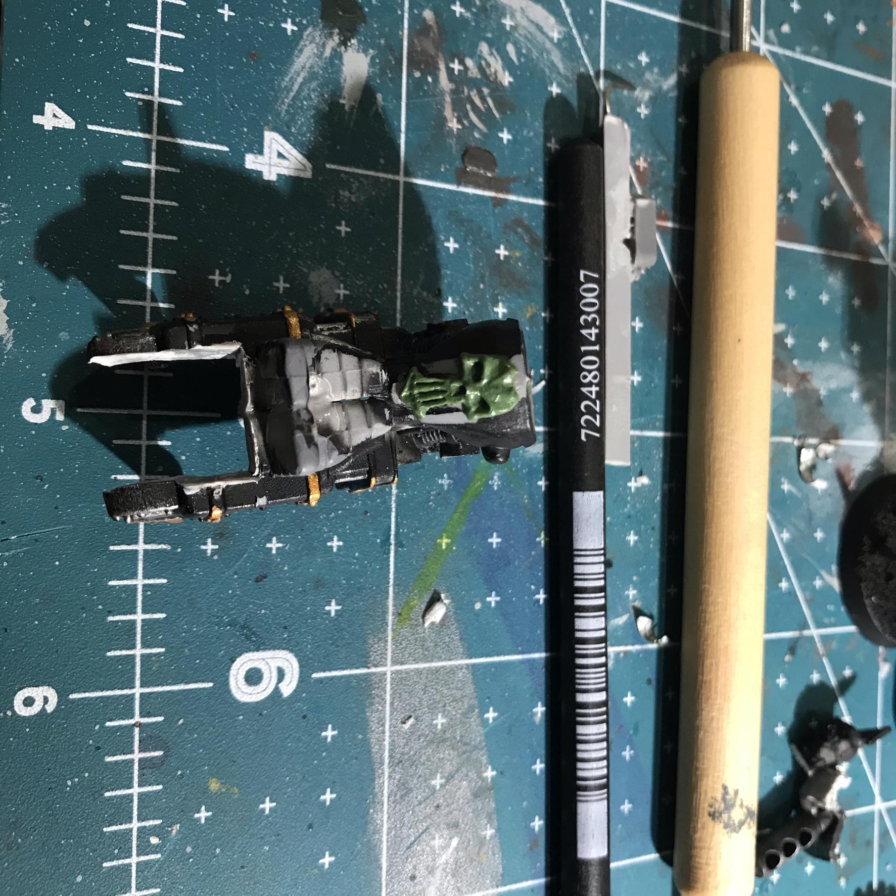 Bike, Chaos Space Marines, Conversion, Kitbash, Legend, Sorcerer