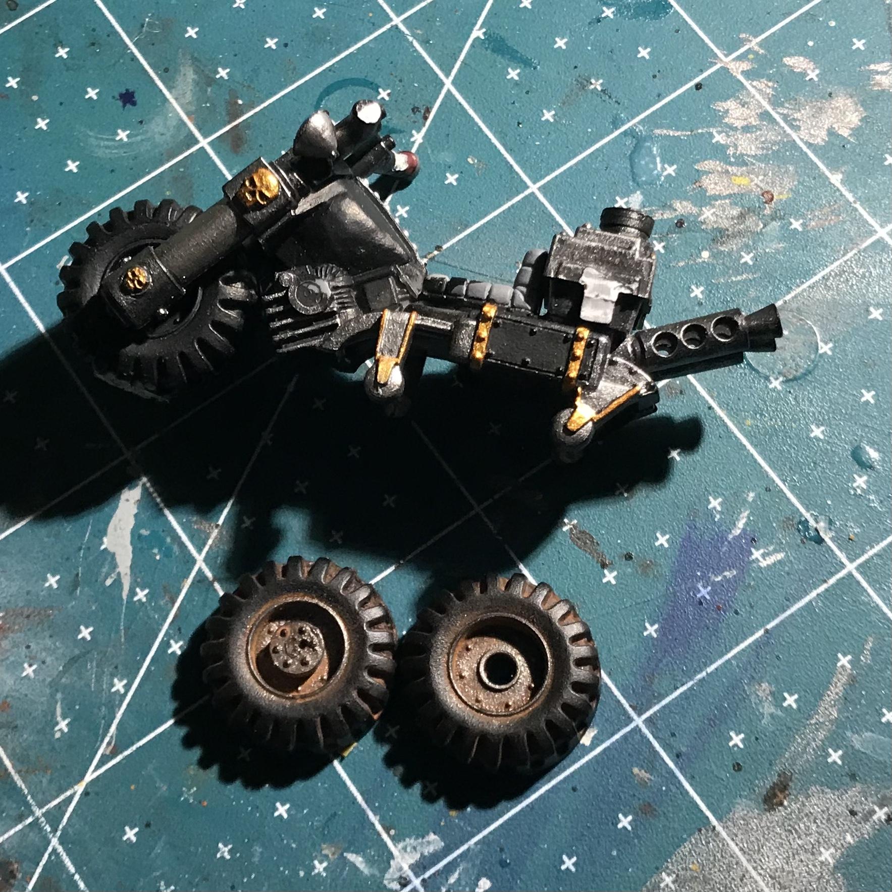 Bike, Chaos Space Marines, Conversion, Kitbash, Legend, Sorcerer