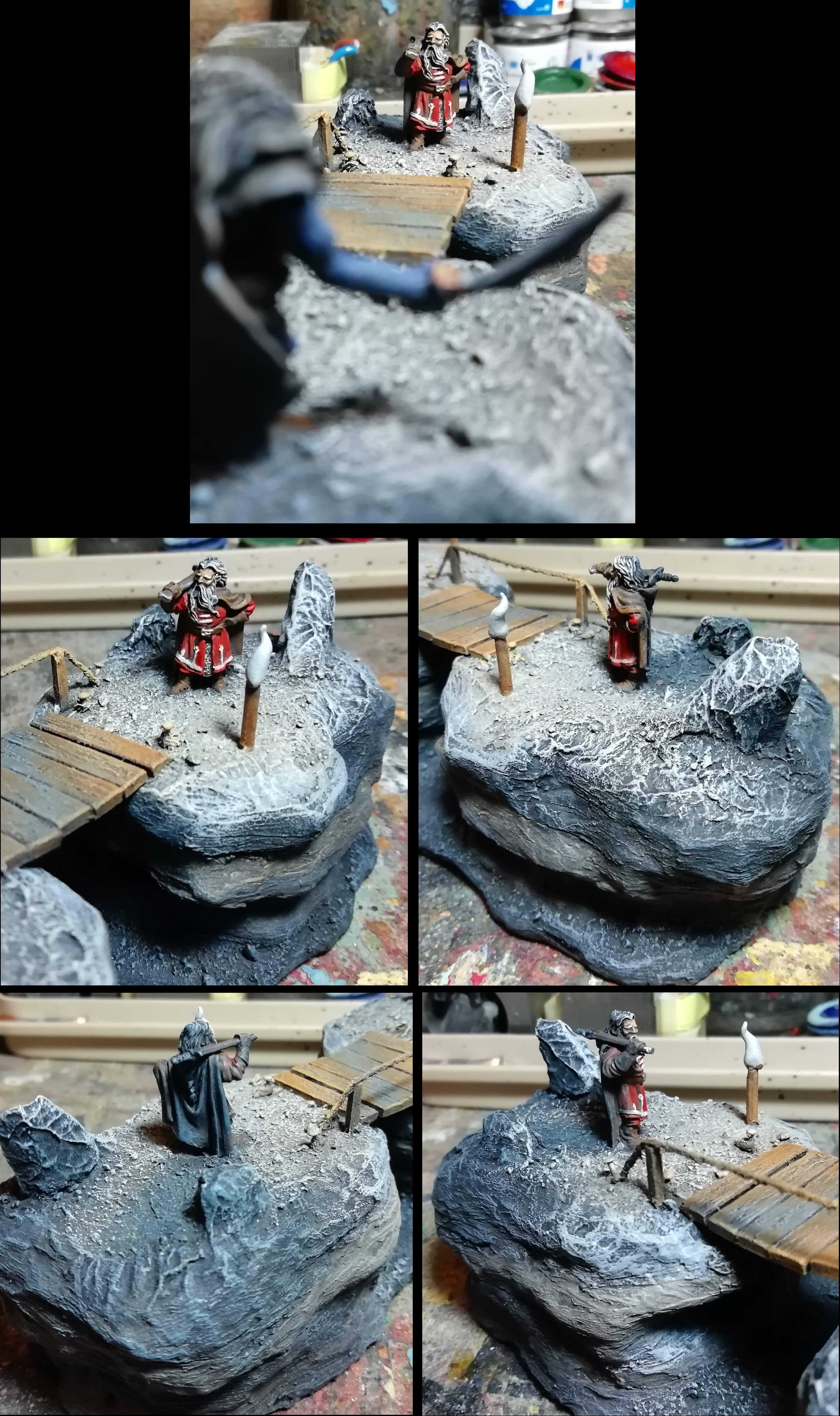 Goblin king and Dwarf | Hobbit diorama pip 3