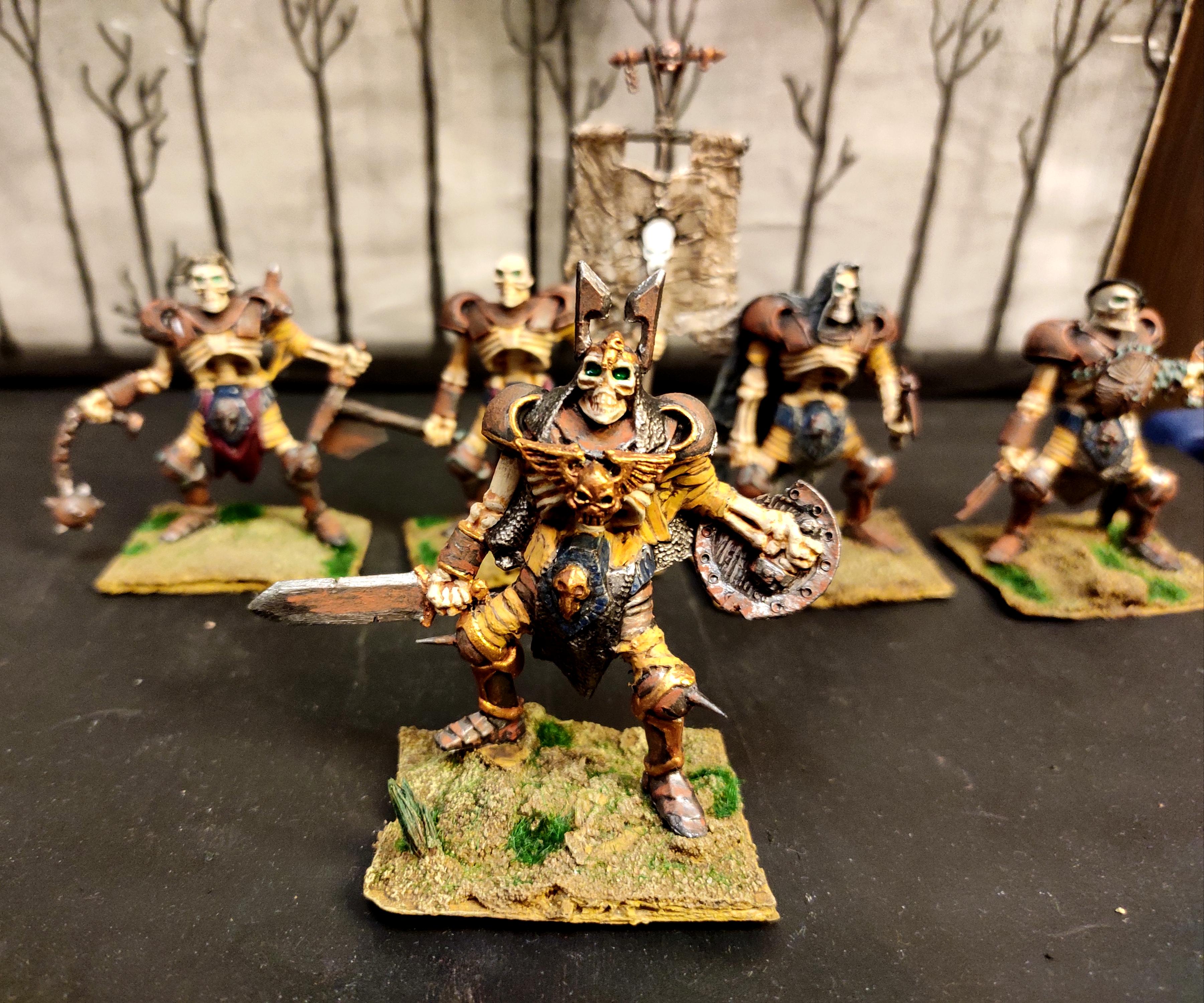 Commander, Conversion, Fantasy Battles, From Russia, Guardians, Infantry, Regiment, Shield, Skeletons, Sword, Technolog, Tehnolog, Undead, Warband, Warriors