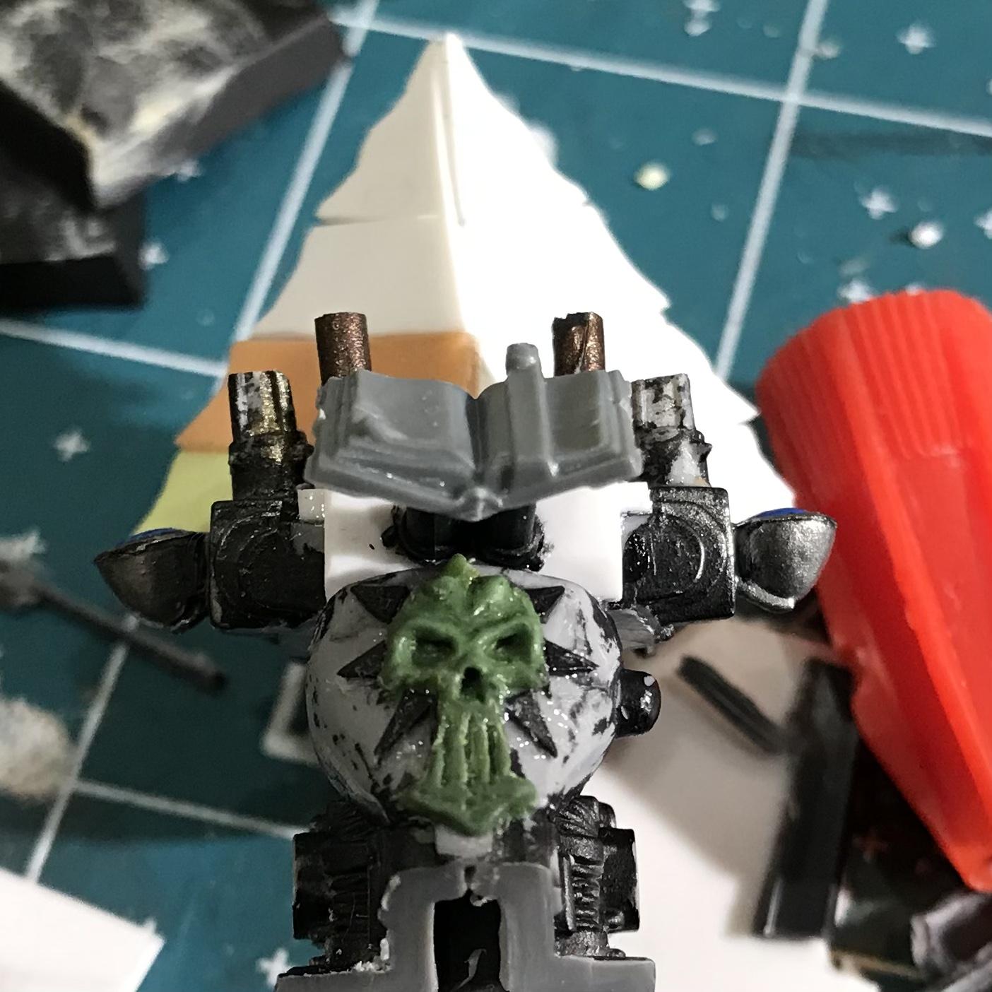 Backpack, Bike, Conversion, Iron Warriors, Kitbashed, Legen, Sorcerer