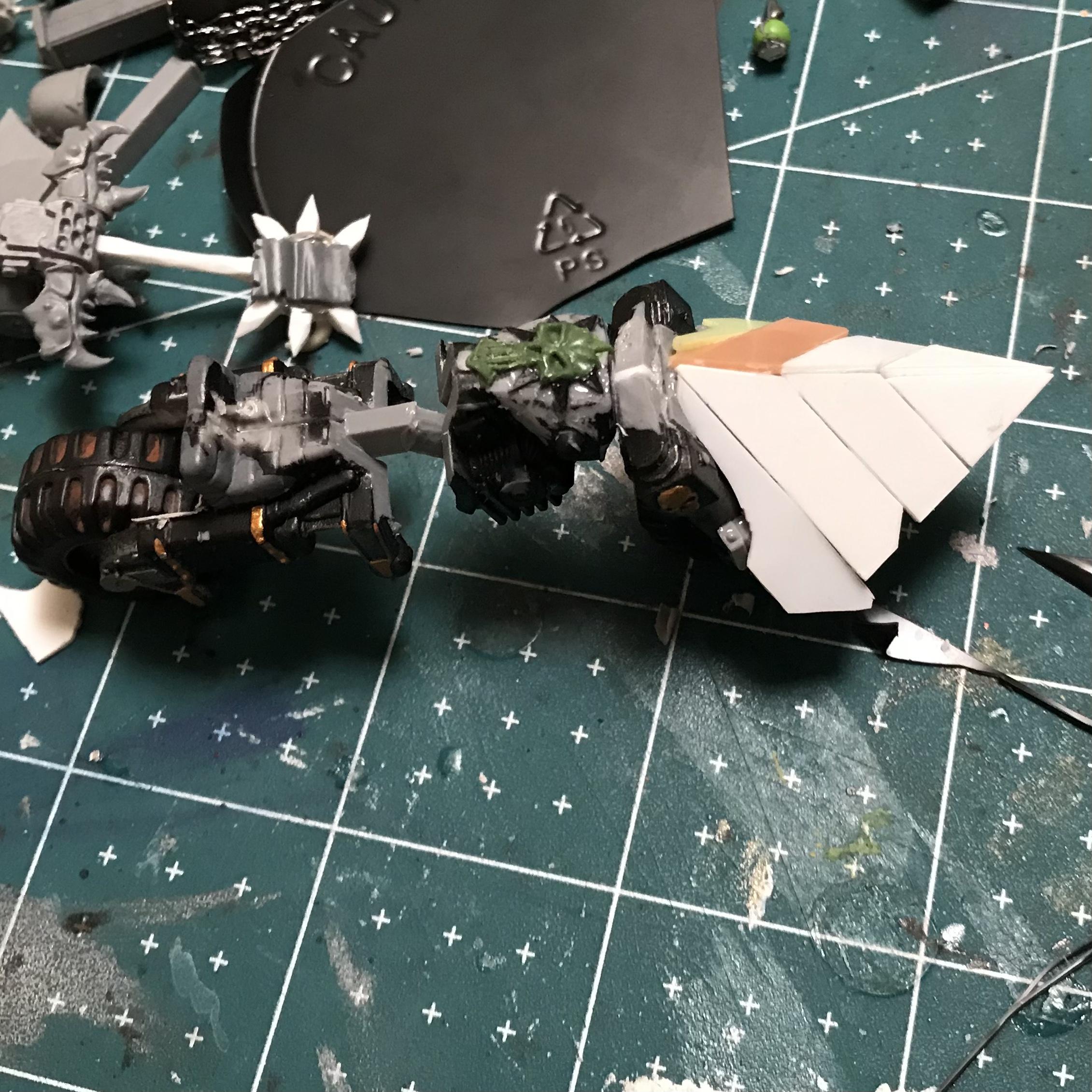Backpack, Bike, Conversion, Iron Warriors, Kitbashed, Legen, Sorcerer