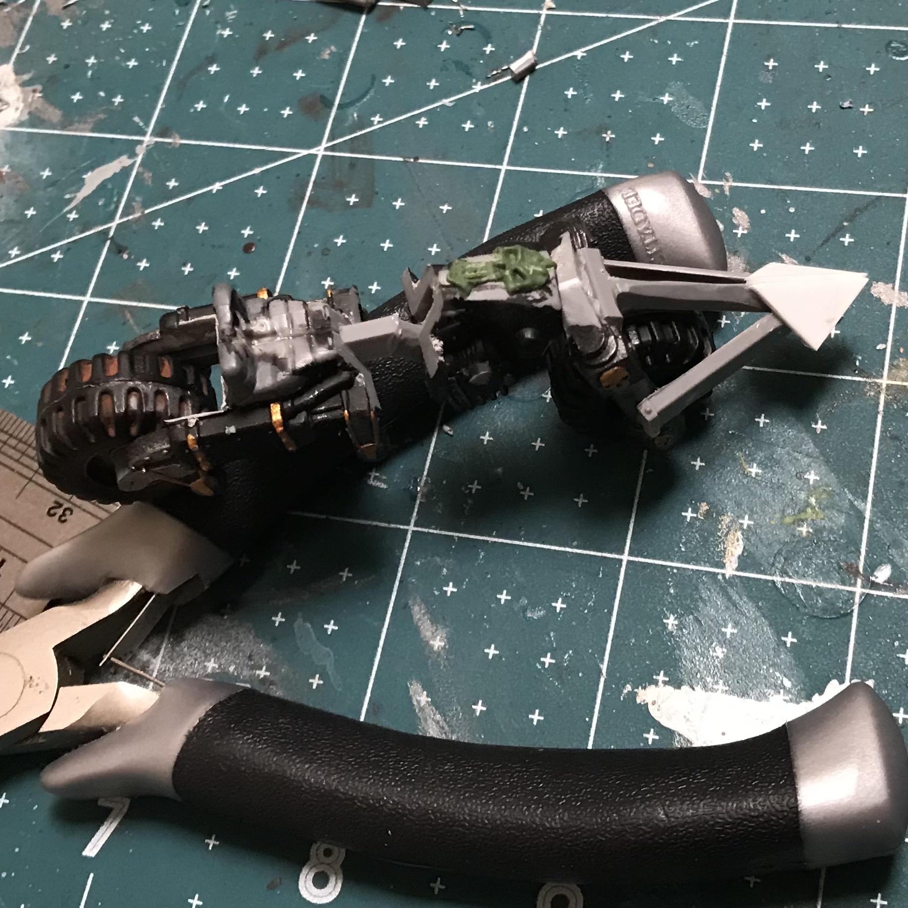 Backpack, Bike, Conversion, Iron Warriors, Kitbashed, Legen, Sorcerer