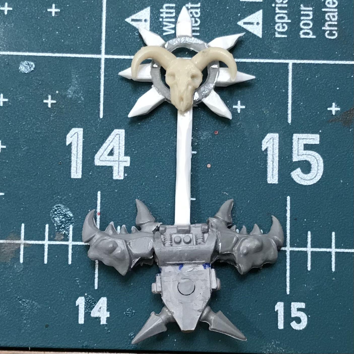 Backpack, Bike, Conversion, Iron Warriors, Kitbashed, Legen, Sorcerer