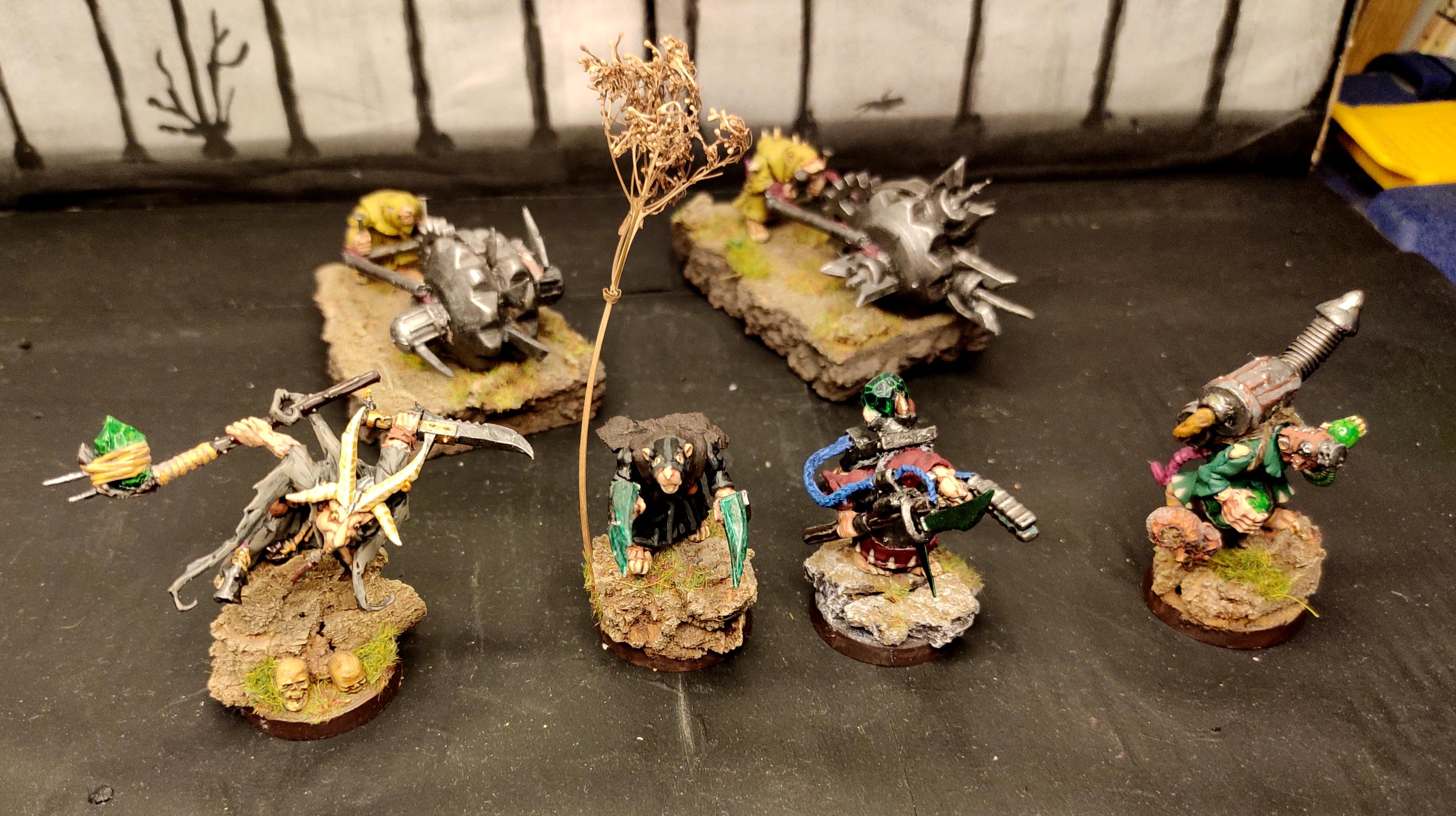 Age Of Sigmar, Chaos, Conversion, Doom Flayer, Doom-flayer, Eshin, Globadier, Grey Seer, Gutter Runner, Rats, Scratch Build, Skaven, Skryre, Warhamer Fantasy, Warhammer Fantasy, Warlock Engineer, Warpstone