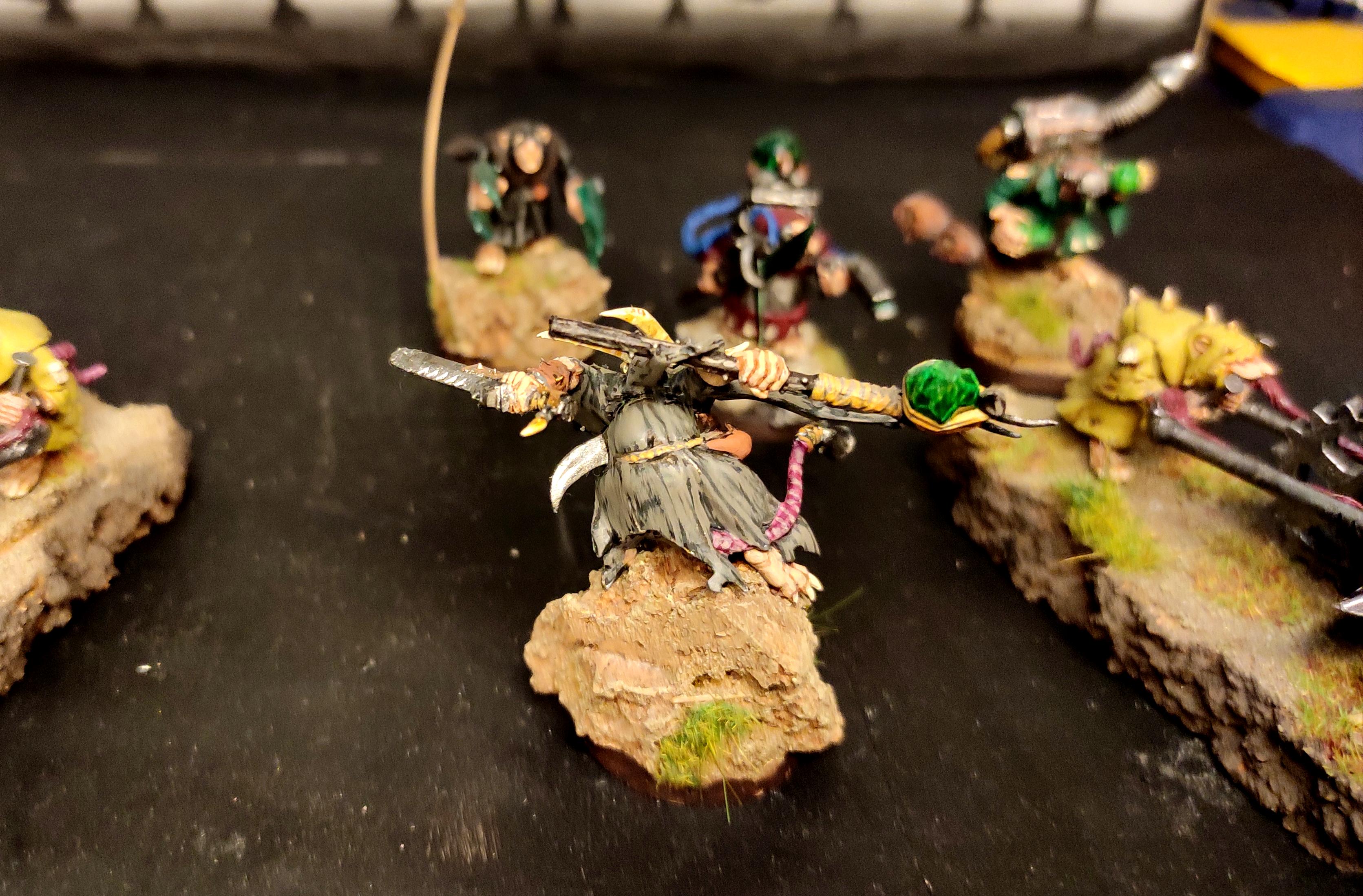Age Of Sigmar, Chaos, Conversion, Grey Seer, Horned Rat, Rats, Skaven, Warhammer Fantasy, Warpstone