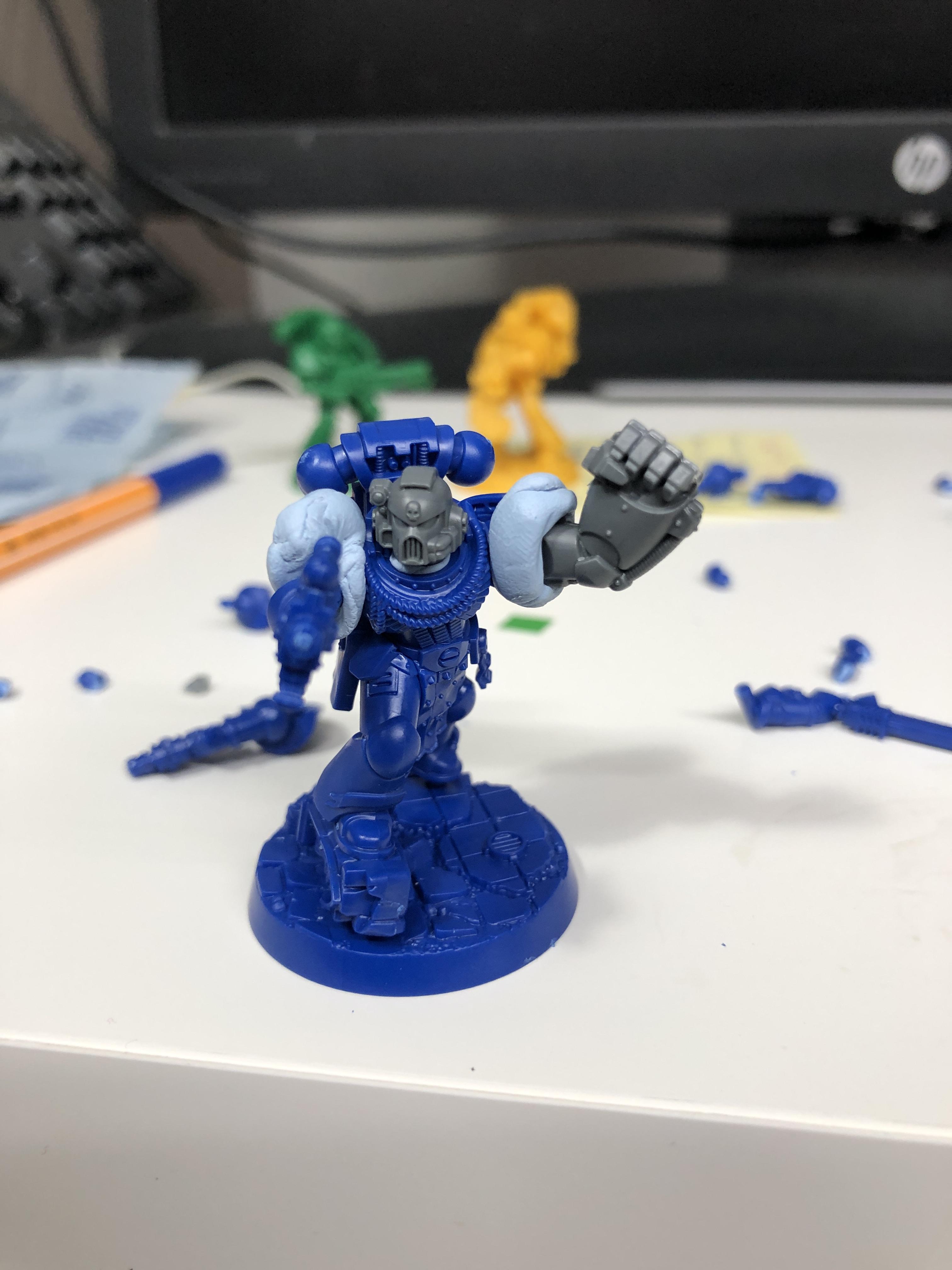 Kitbash, Series 1, Space Marine Heroes, Space Marines, Tactical Squad L, Warhammer 40,000, Wil