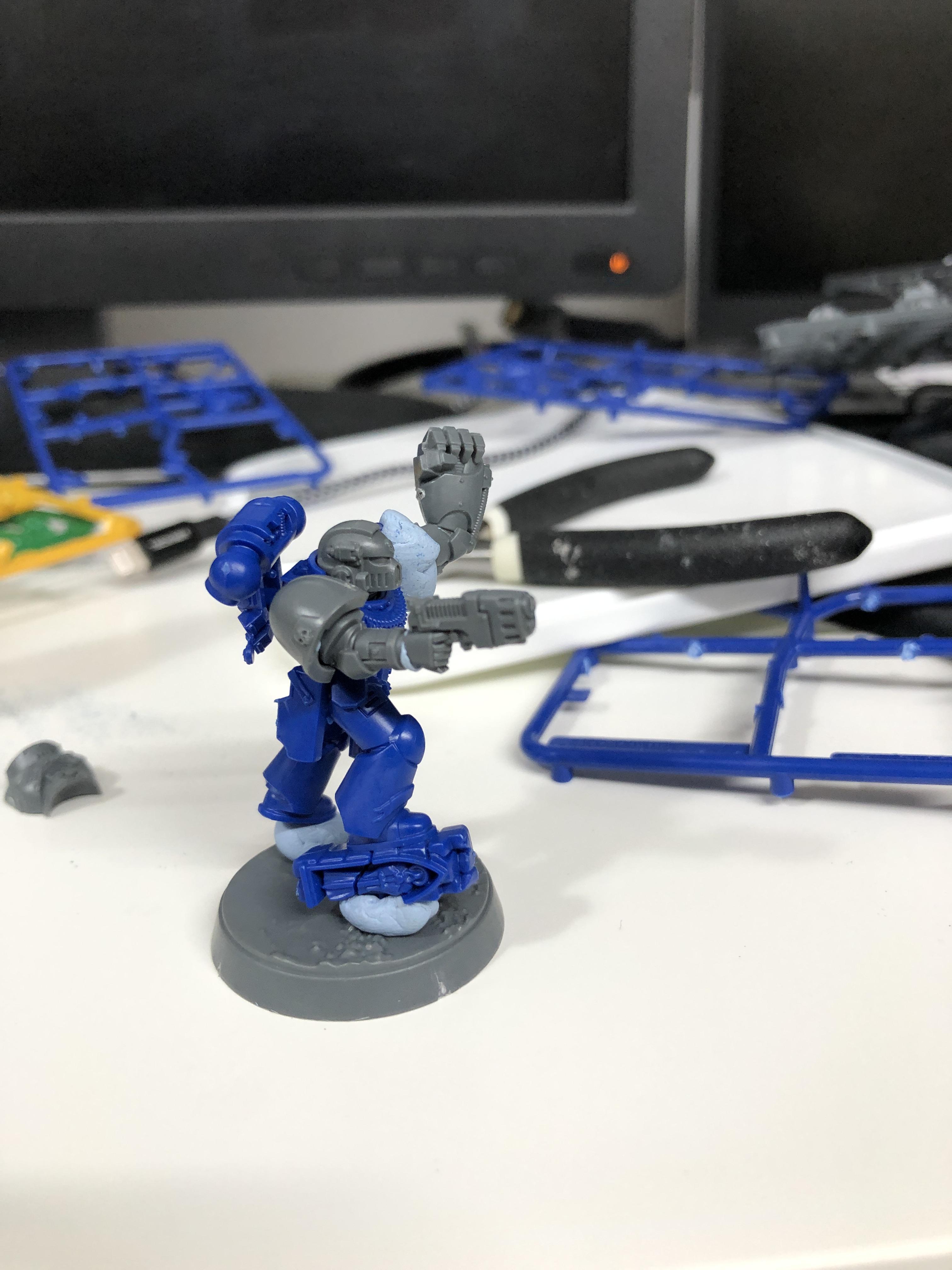 Kitbash, Series 1, Space Marine Heroes, Space Marines, Tactical Squad L, Warhammer 40,000, Wil
