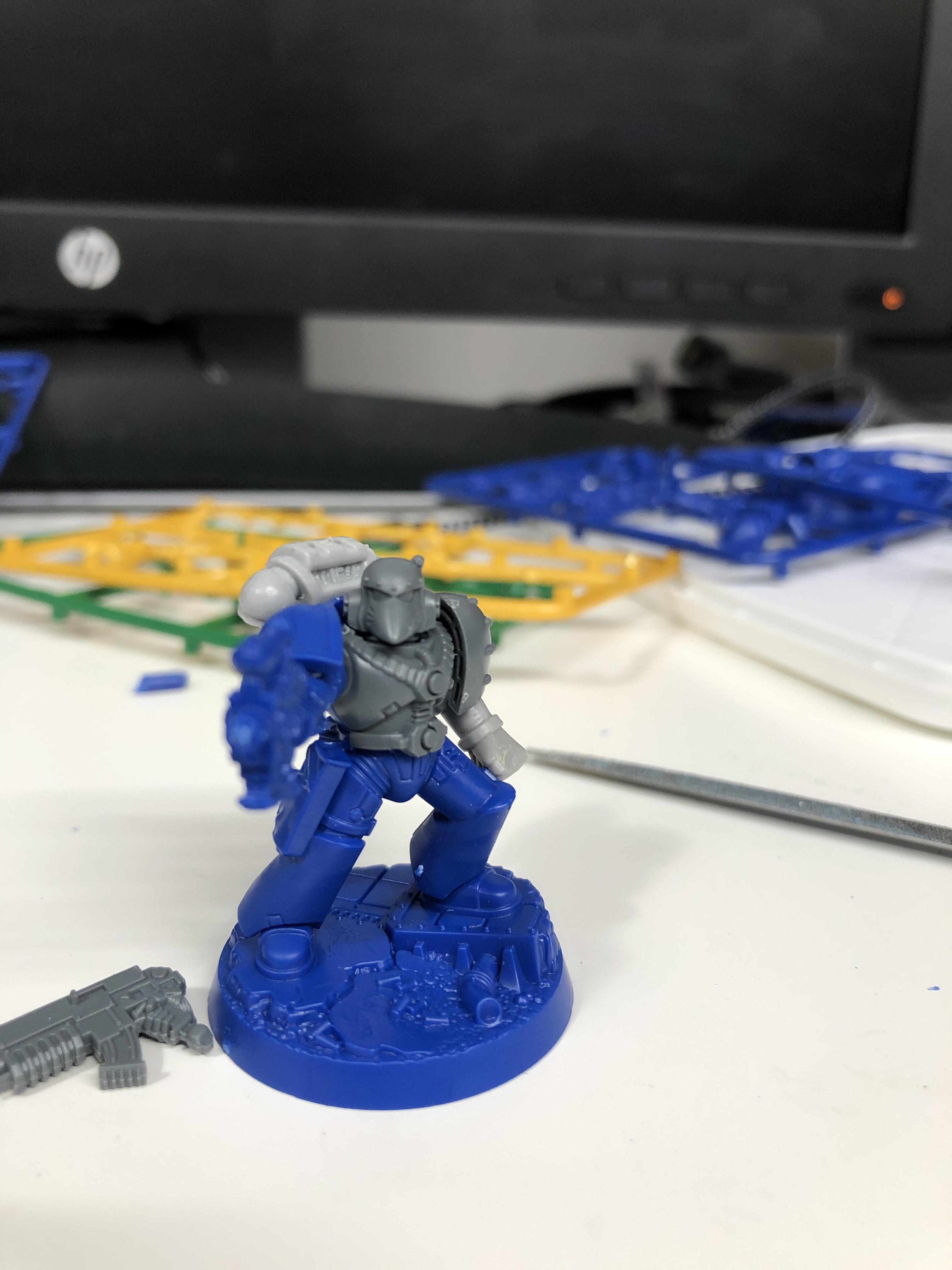 Kitbash, Series 1, Space Marine Heroes, Space Marines, Tactical Squad L, Warhammer 40,000, Wil