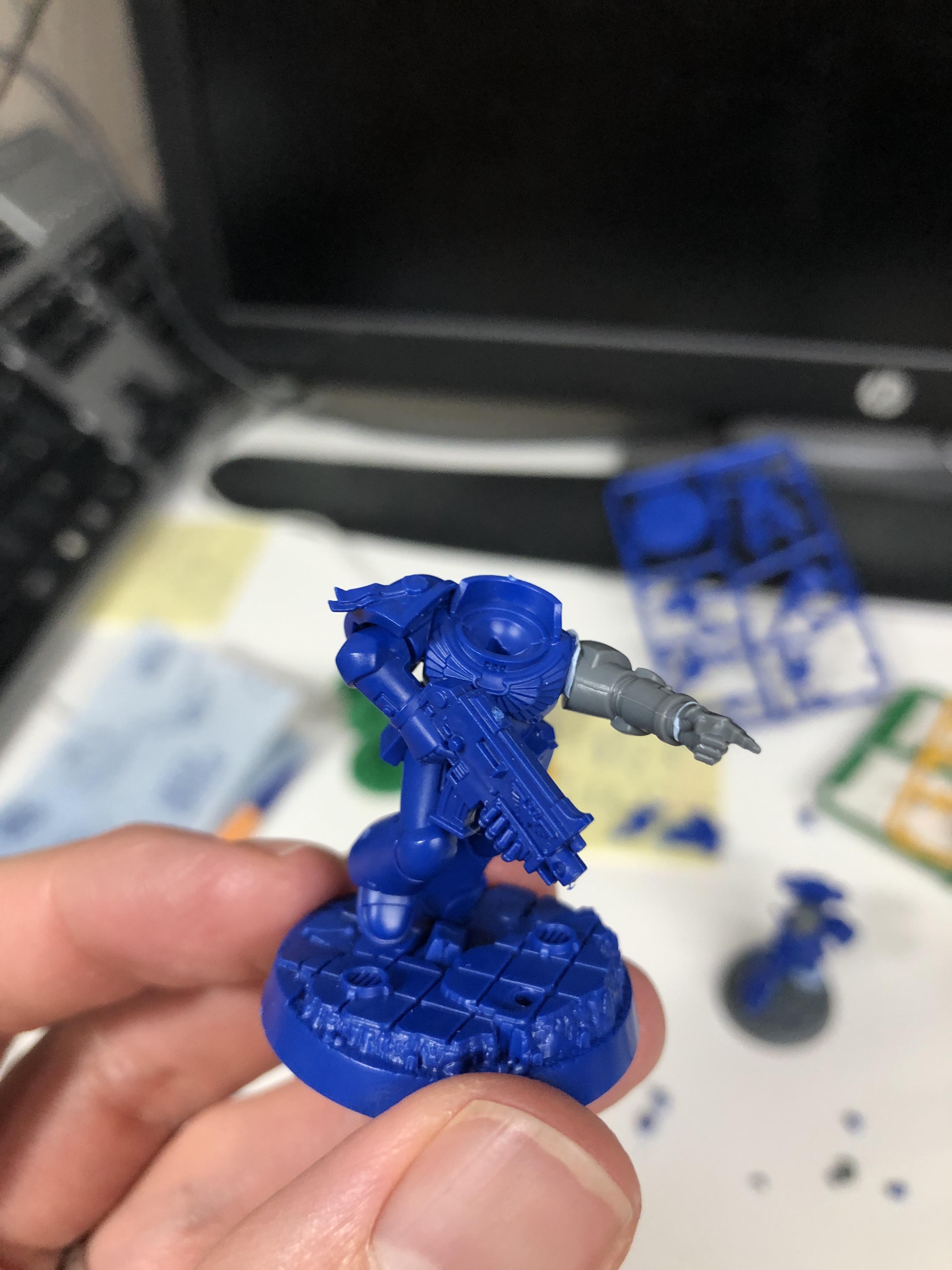 Kitbash, Series 1, Space Marine Heroes, Space Marines, Tactical Squad L, Warhammer 40,000, Wil