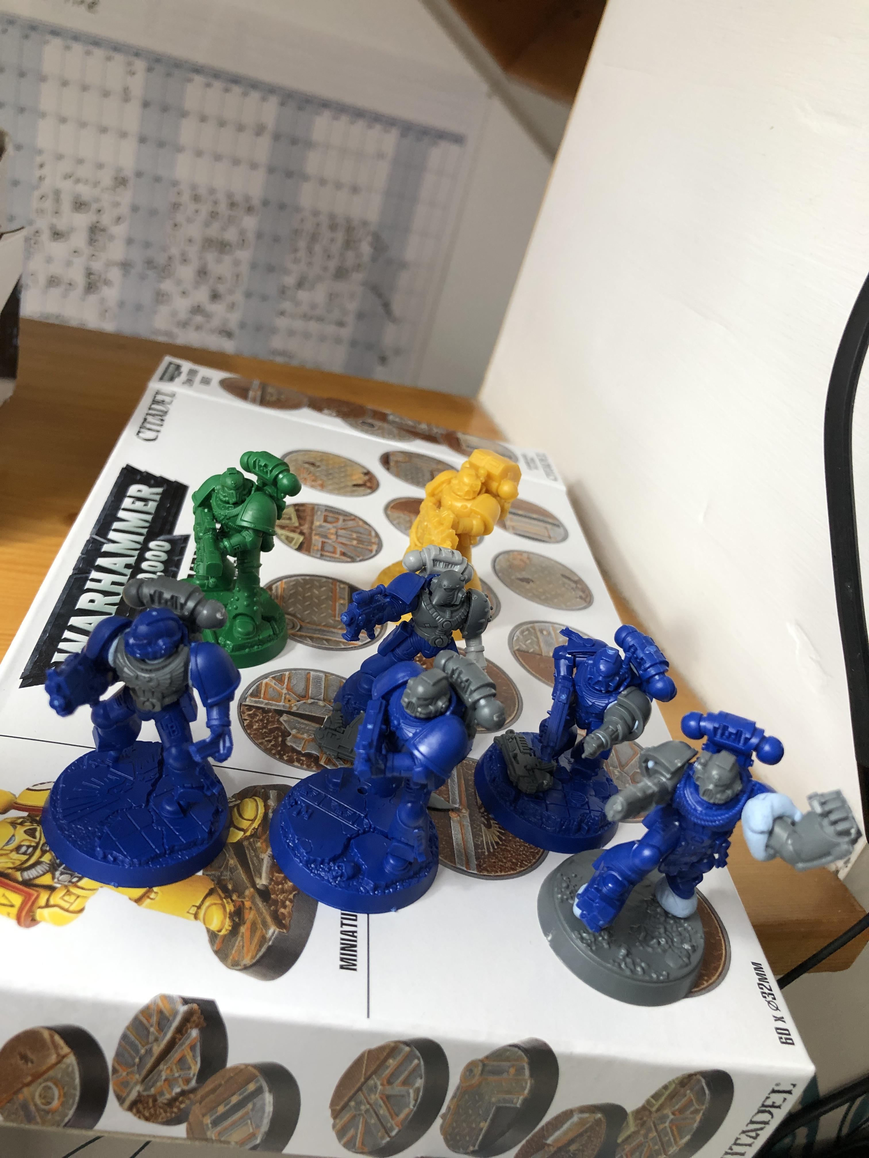 Kitbash, Series 1, Space Marine Heroes, Space Marines, Tactical Squad L, Warhammer 40,000, Wil