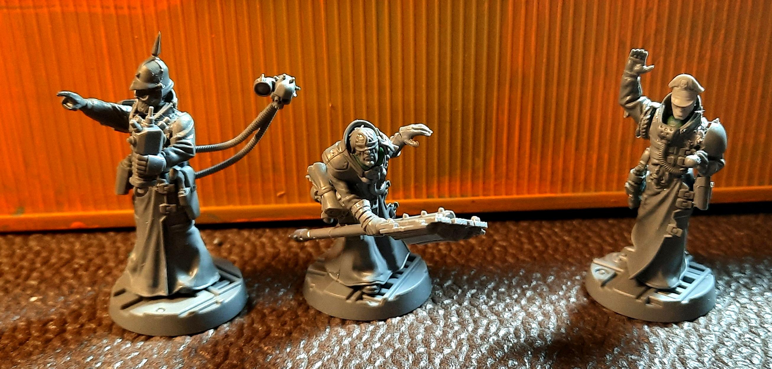 Advisors, Astropath, Conversion, Delaque, Imperial Guard, Inquisition, Inquisitor, Master Of Ordinence, Navy Officer, Necromunda
