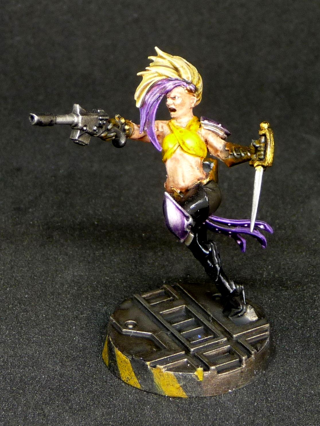 Escher, Juve, Necromunda, Witch Aelf Conversion