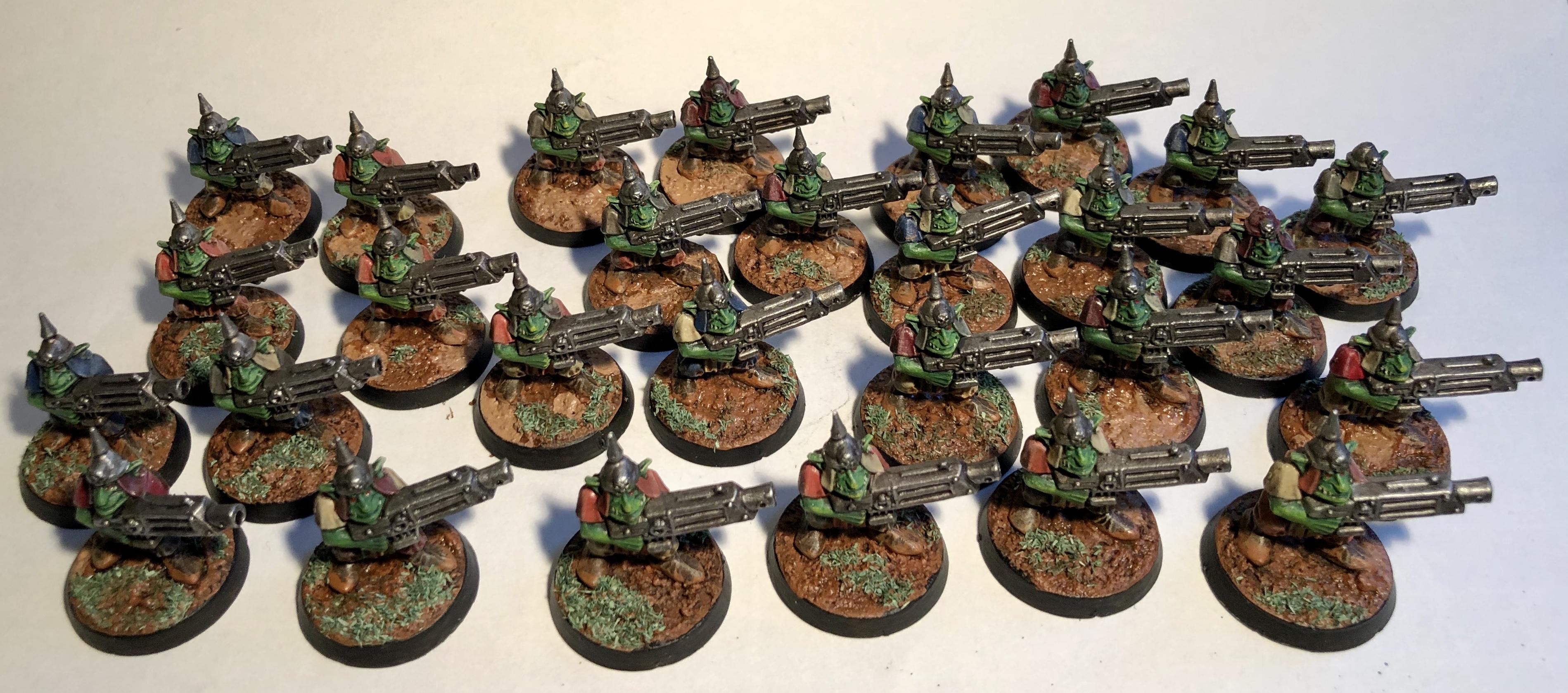 2nd Edition, Drying Mud, Gretchin, Grots, Orks, Warhammer 40,000