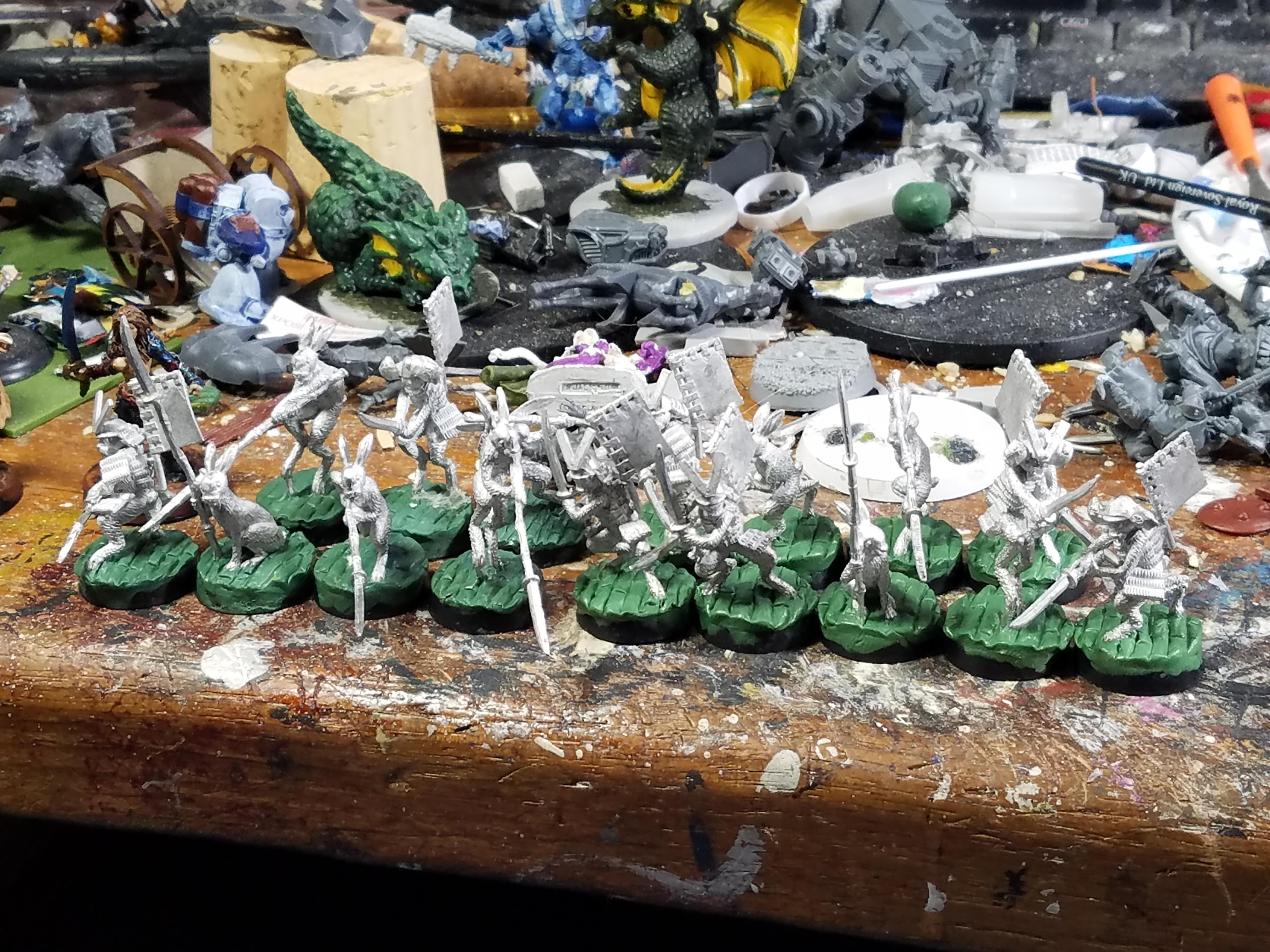 Critter Combat, Eureka Miniatures, Rabbit, Samurai, Woodland Warfare