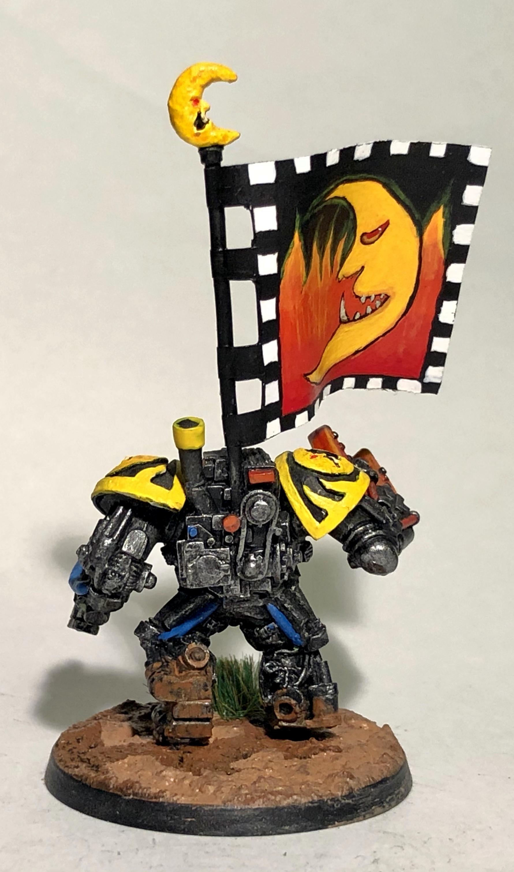 2nd Edition, Mega Armor, Muddy, Nob, Orks, Warhammer 40,000