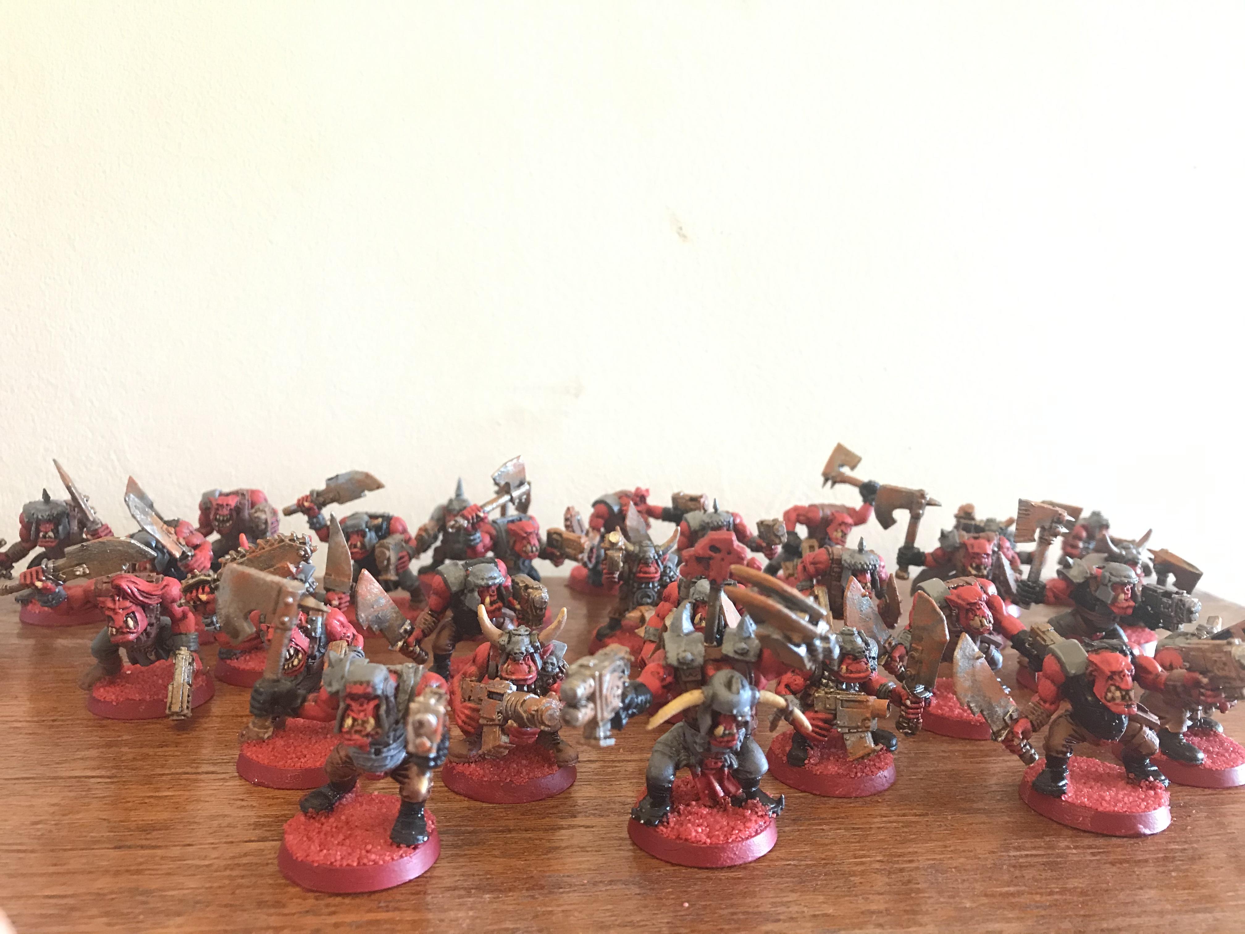 Boy, Ork Mob, Orks, 2nd 30boyz squad