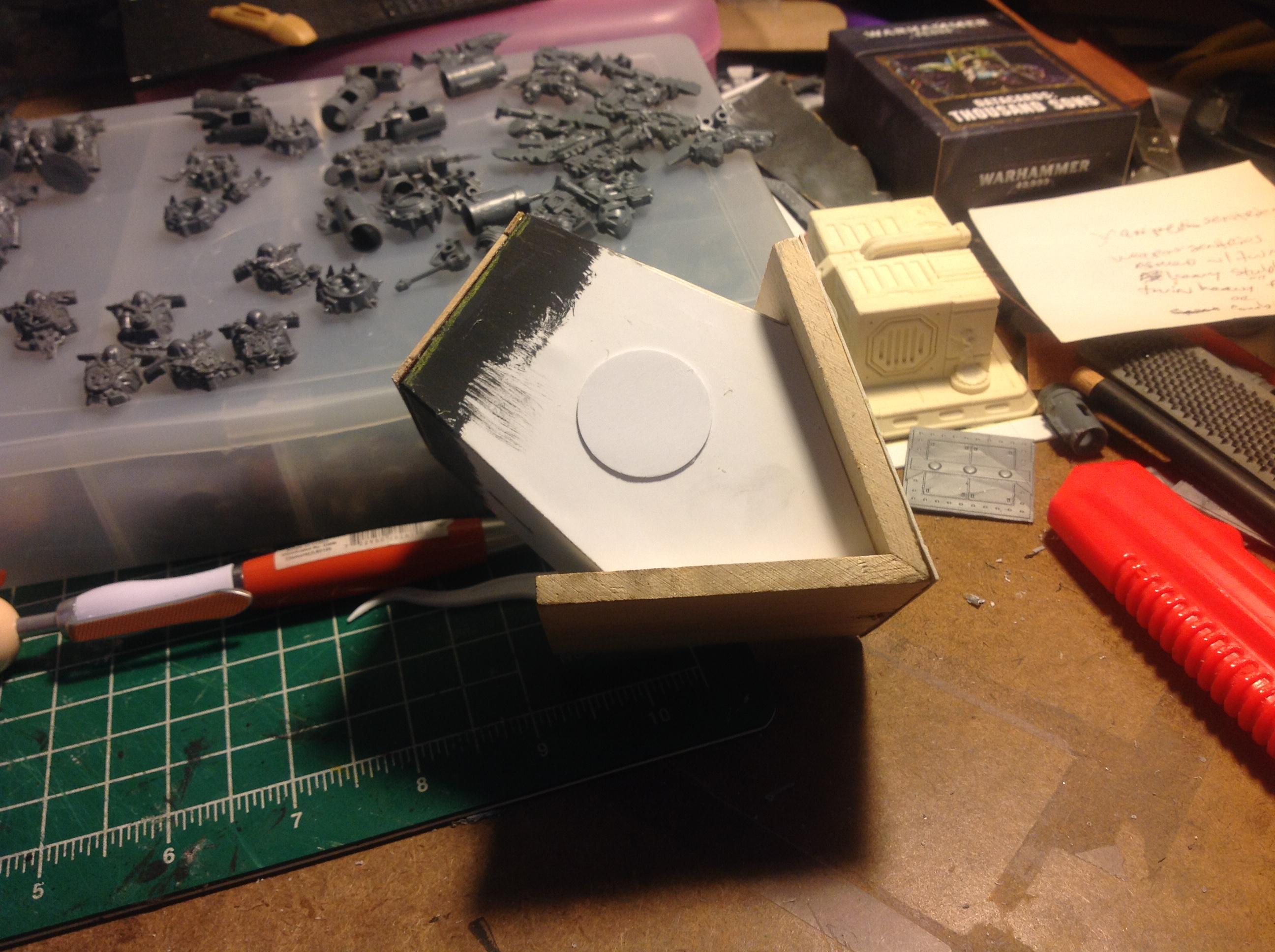 Found Objects, Scratch Build, Spacehulk, Terrain, Vent, Waaazag, Work In Progress