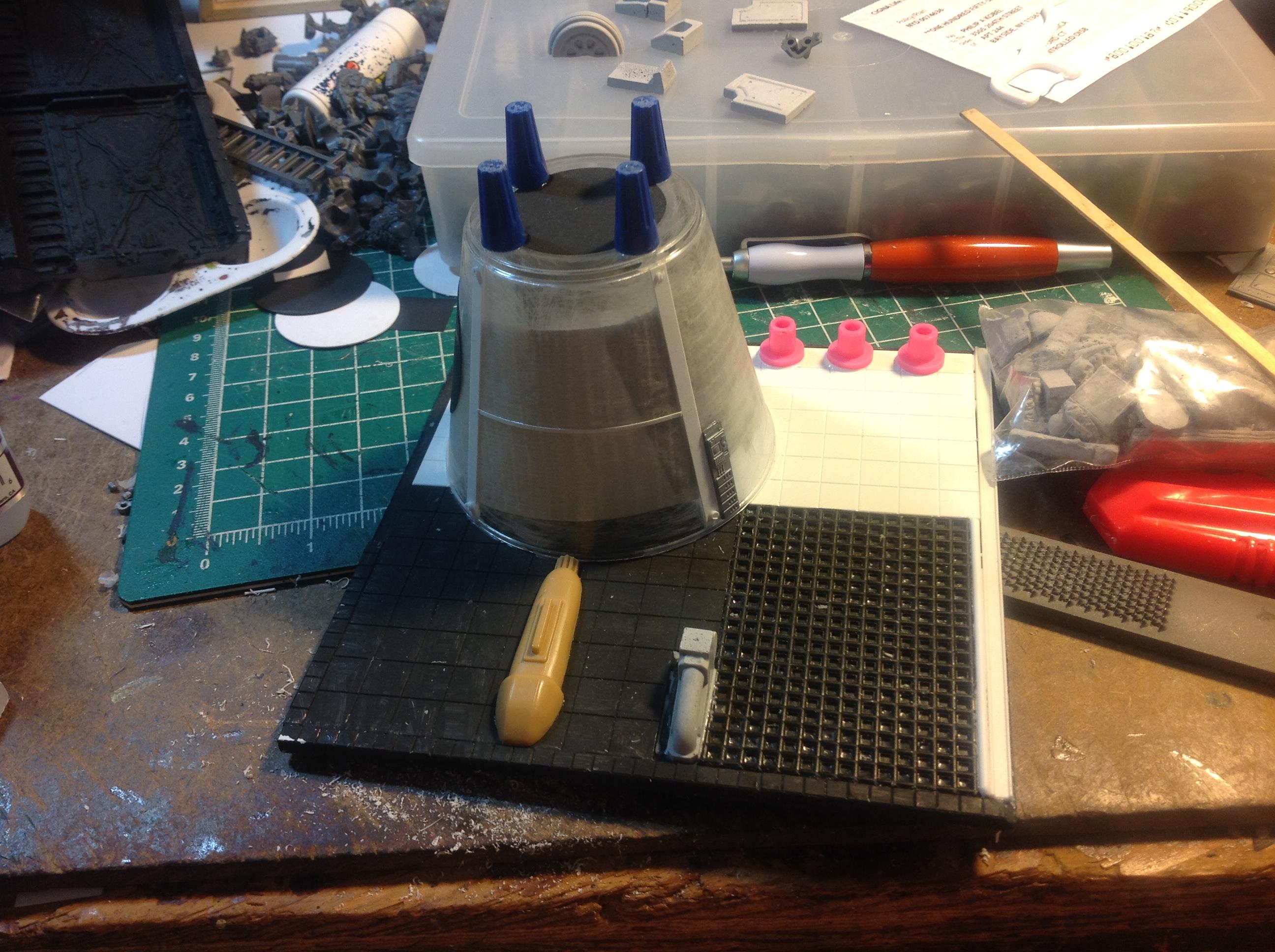 Scratch Build, Spacehulk, Terrain, Waaazag, Warhammer 40,000, Work In Progress