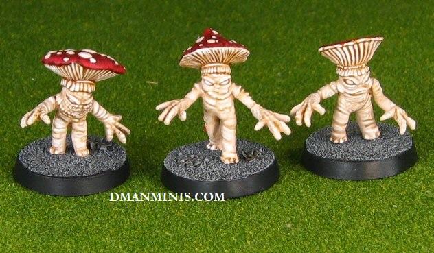 Otherworld Miniatures "Myconids"  Mushroom Men