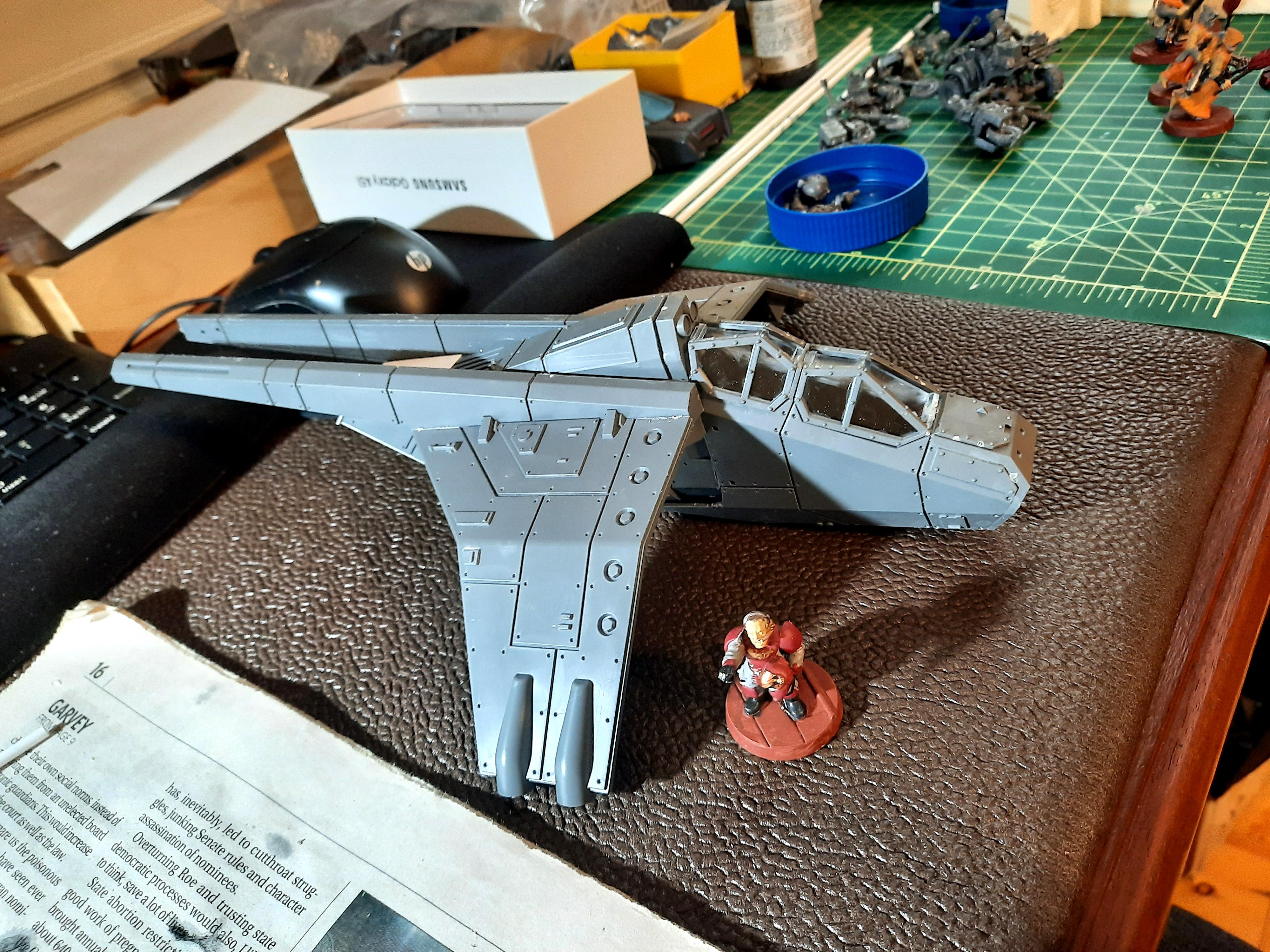 Kit Bash, Scratch Build, Valkyrie, Vulture, Work In Progress
