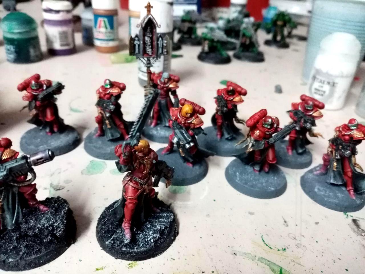 Battle sister squad from the Sister Box