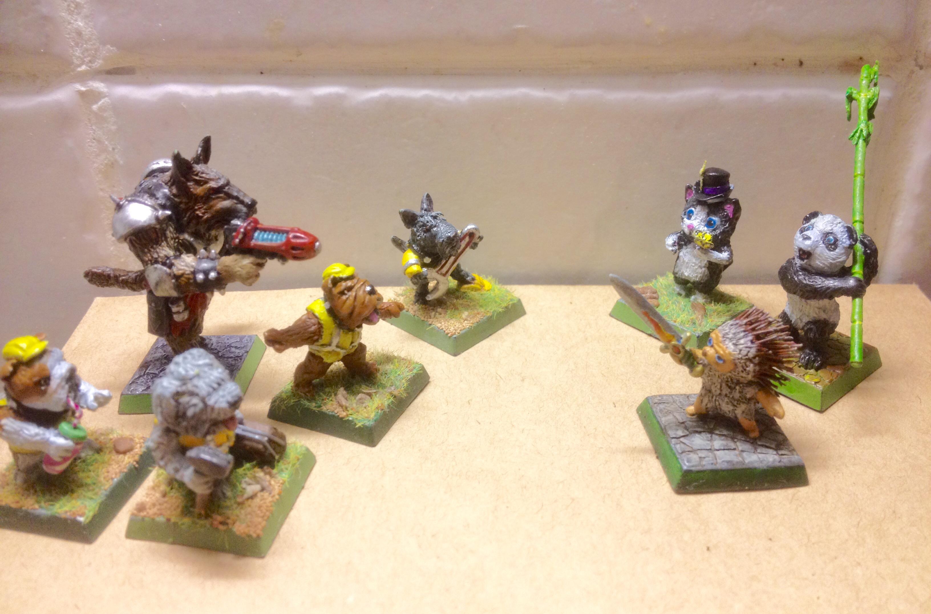 Animals, Anthropomorphic Animals, Cute, Kids, Original Characters, Sculpting, Young Gamers