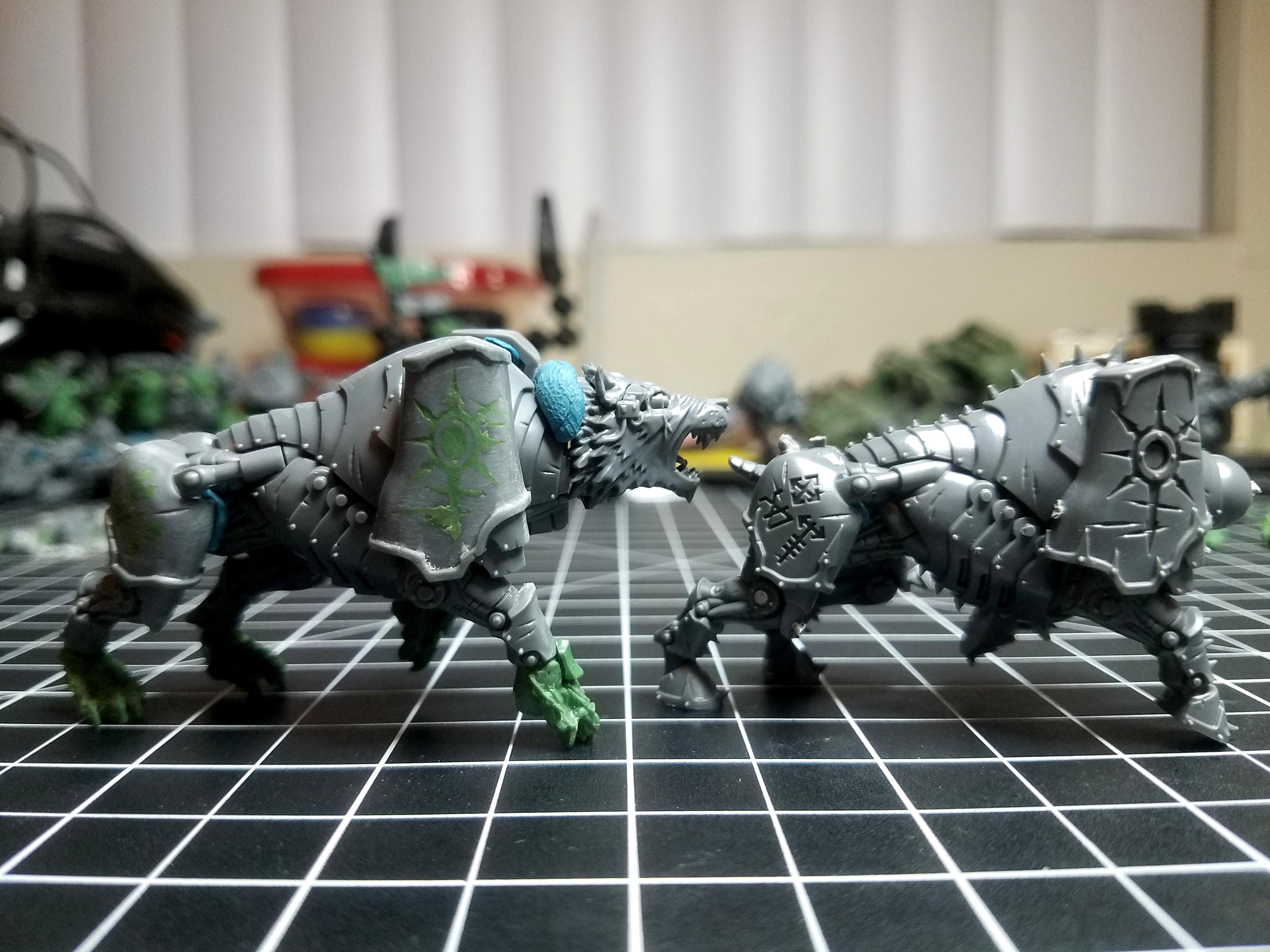 Space Marines, Space Wolves, Thunderwolves, Twc, Wolf Lord, Work In Progress