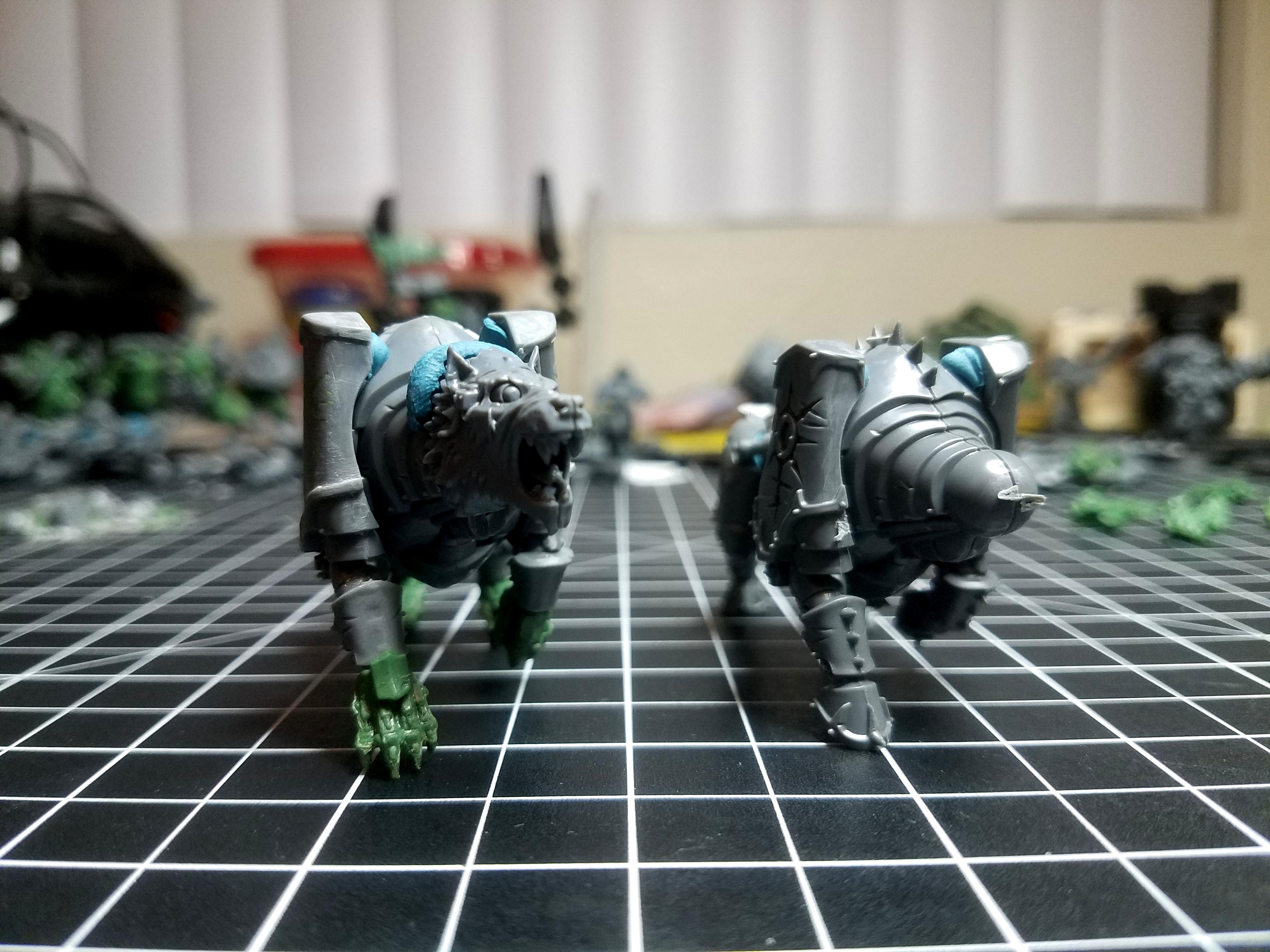 Space Marines, Space Wolves, Thunderwolves, Twc, Wolf Lord, Work In Progress