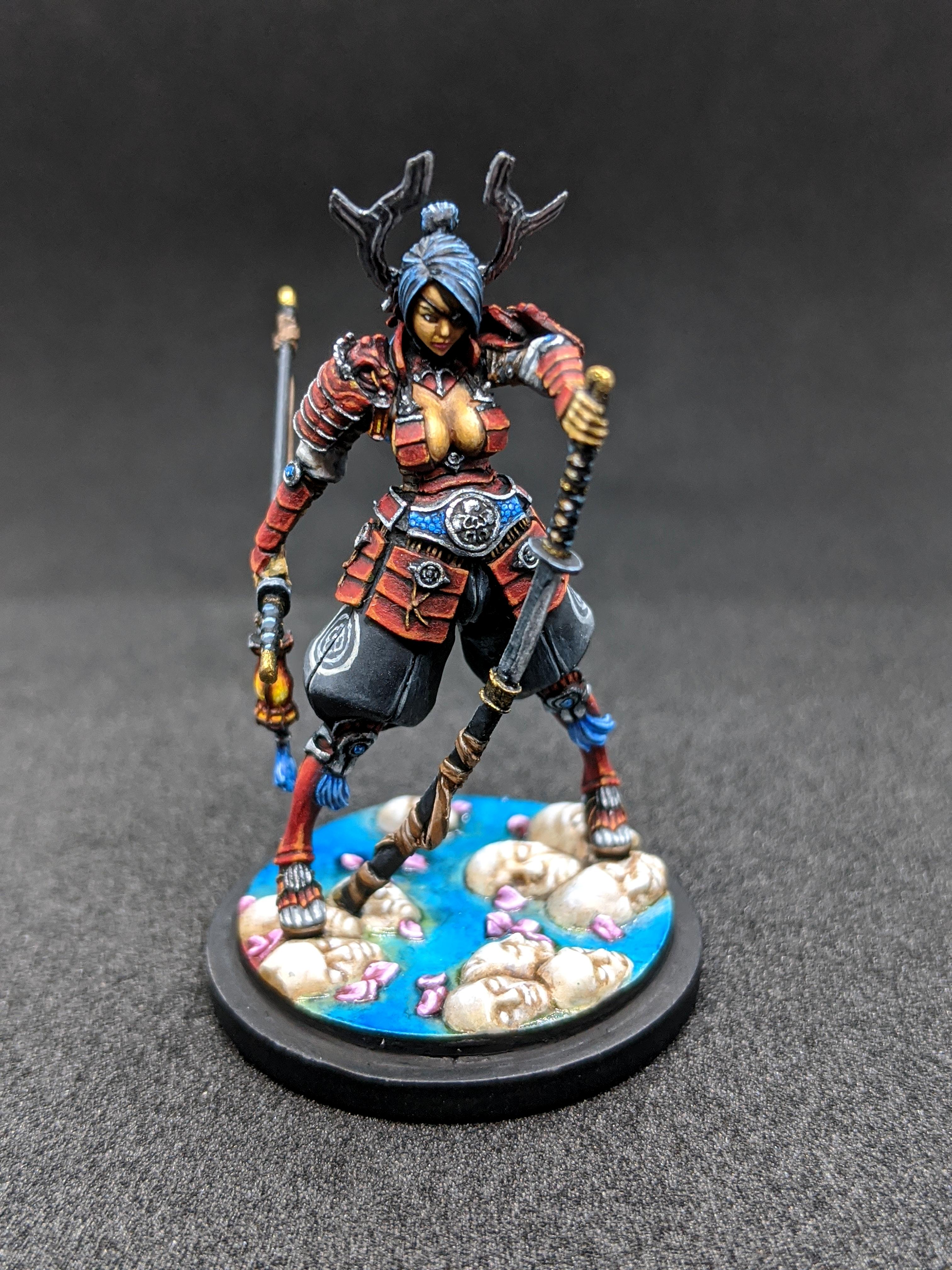 Bushido, Female, Generic Class, Kingdom Death, Resin, Samurai