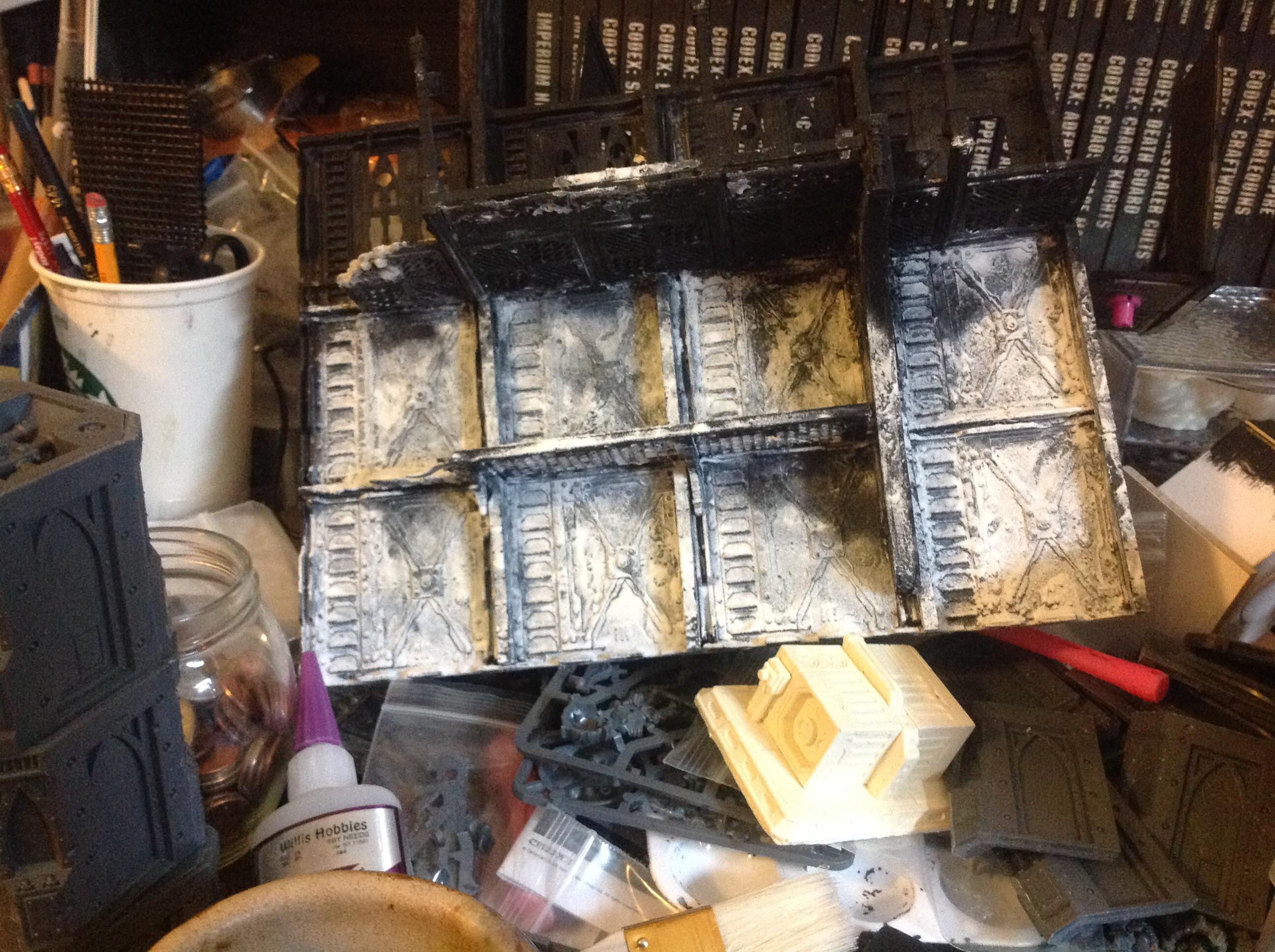 Inq28, Inquisimunda, Necromunda, Spacehulk, Terrain, Waaazag, Warhammer 40,000, Weathered, Work In Progress